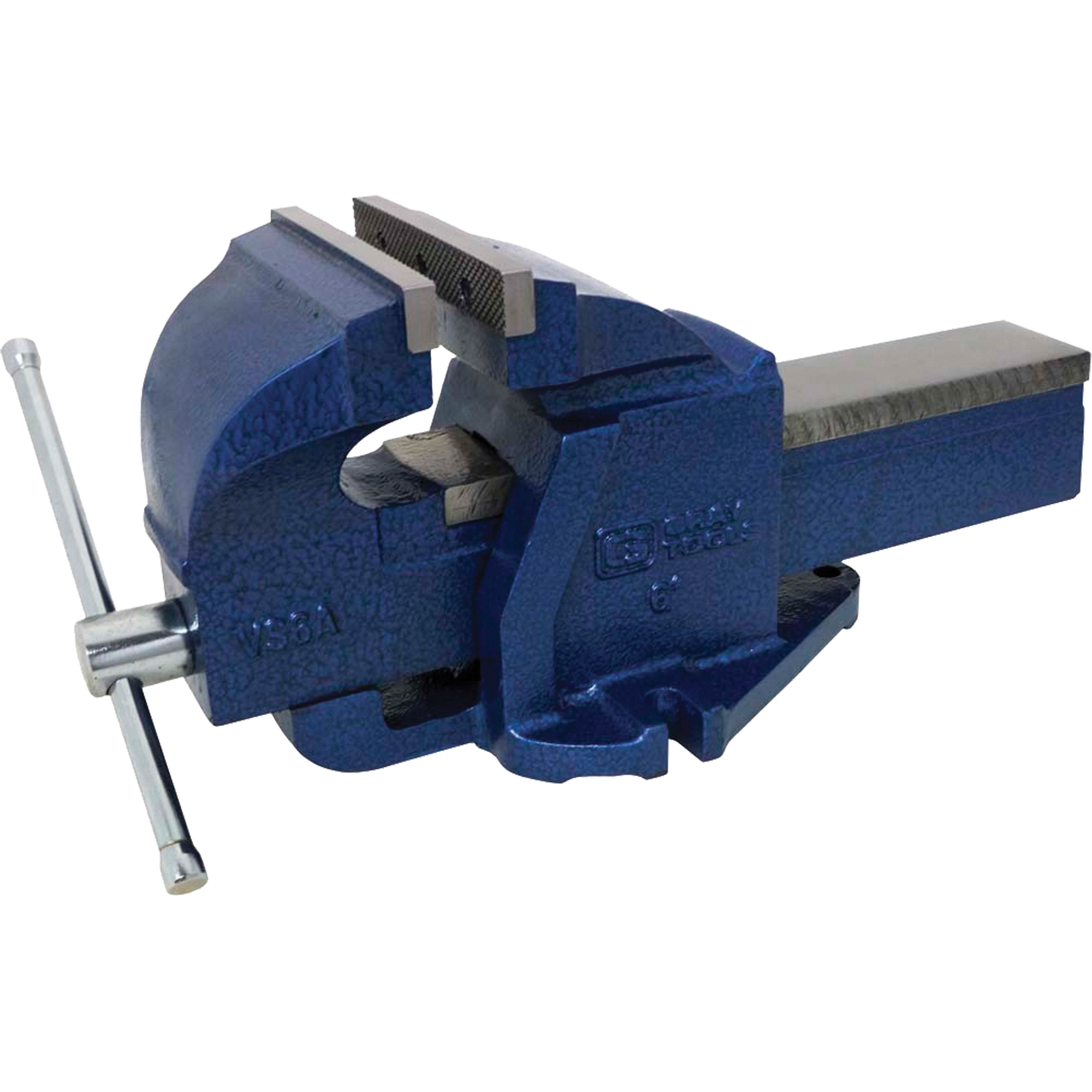 Étau d'établi en fonte ductile, Largeur des mâchoires 6", Profondeur de la gorge 3-3/4"