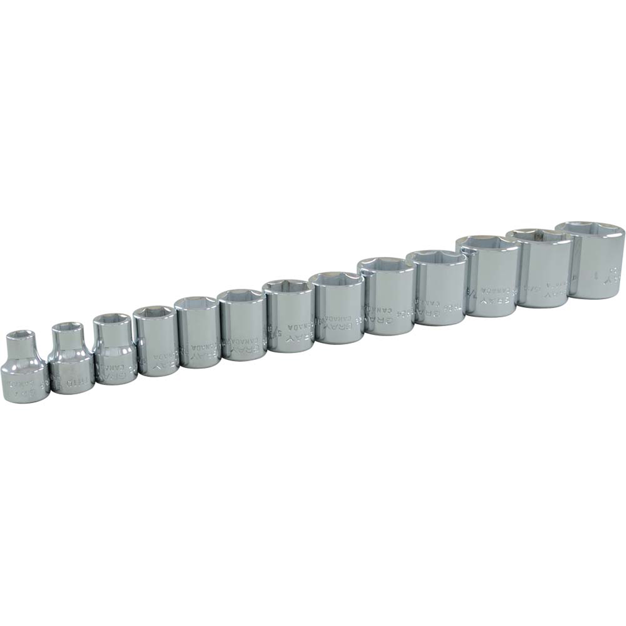 Jeu de douilles, 13 Mcx, Prise de 3/8"