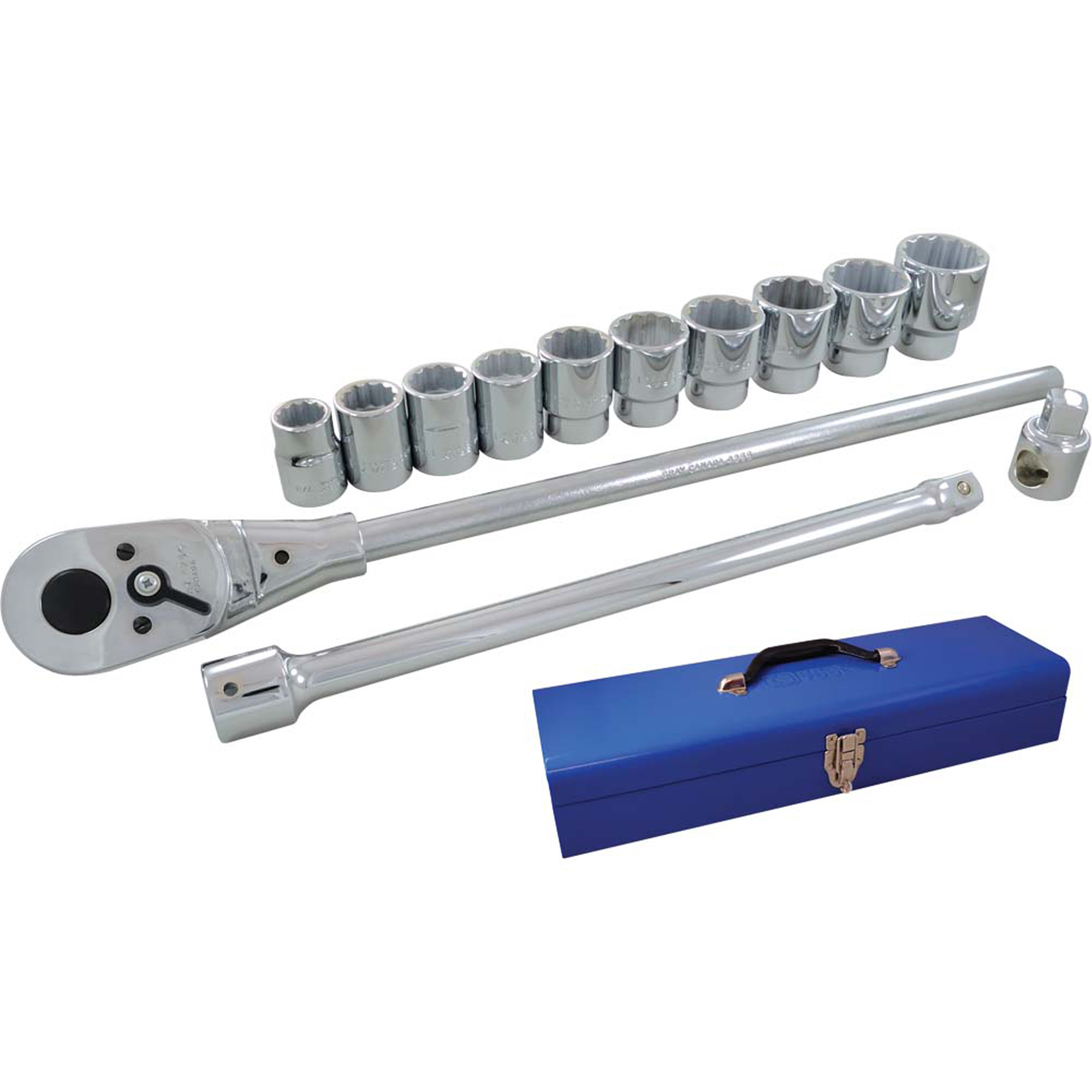 Jeu de douilles et accessoires, 15 Mcx, Prise de 3/4"