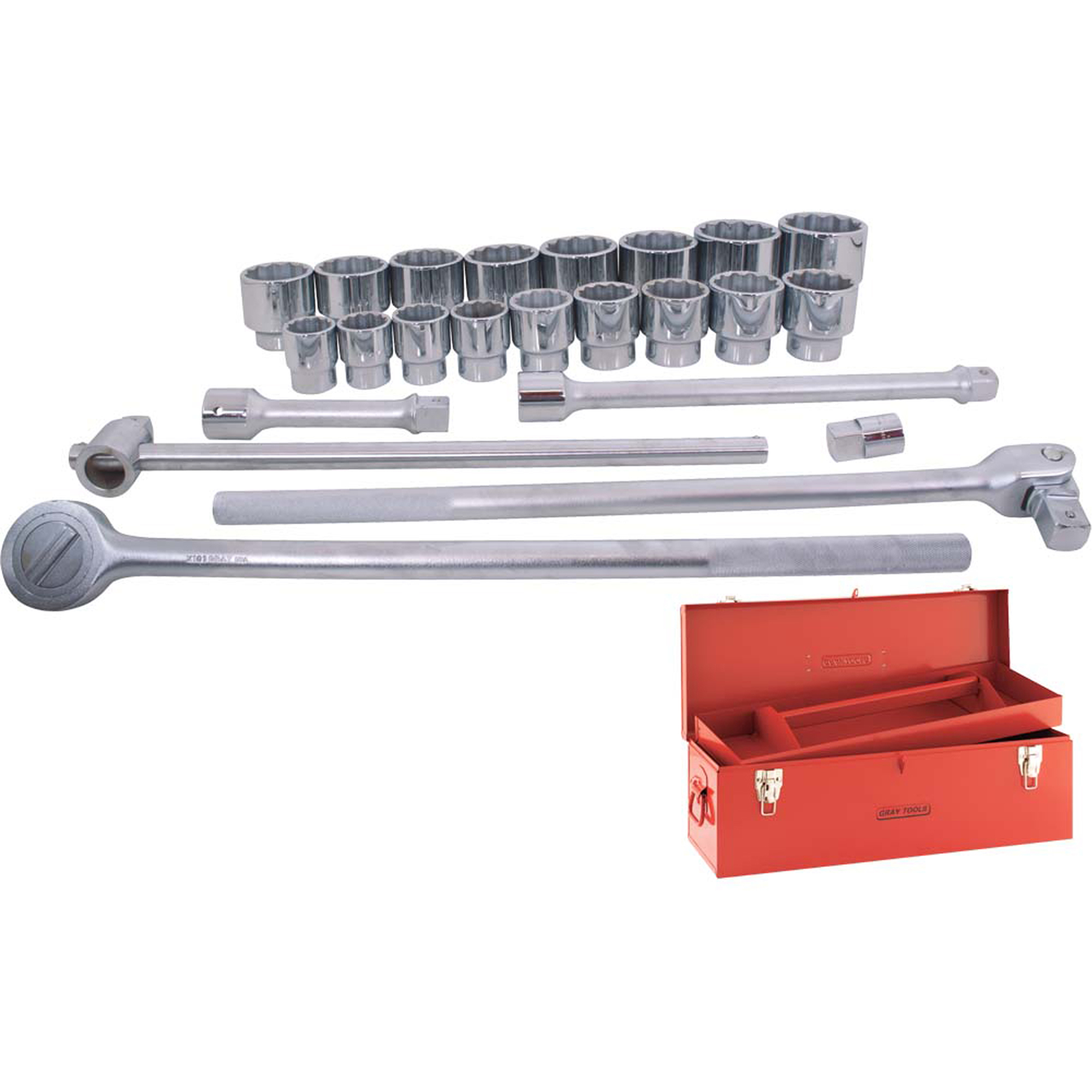 Jeu de douilles et accessoires, 24 Mcx, Prise de 1"