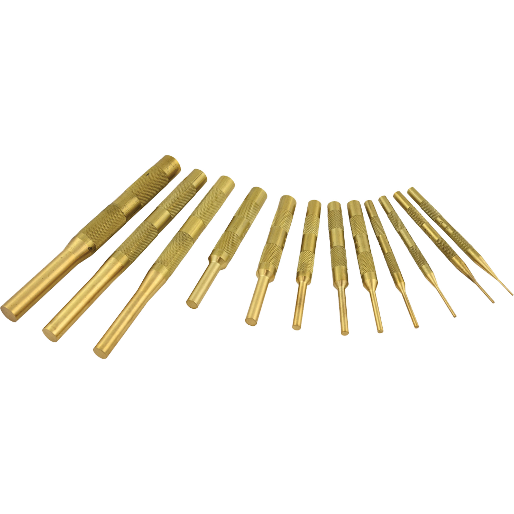 Jeu de poinçons en laiton, 12 morceaux