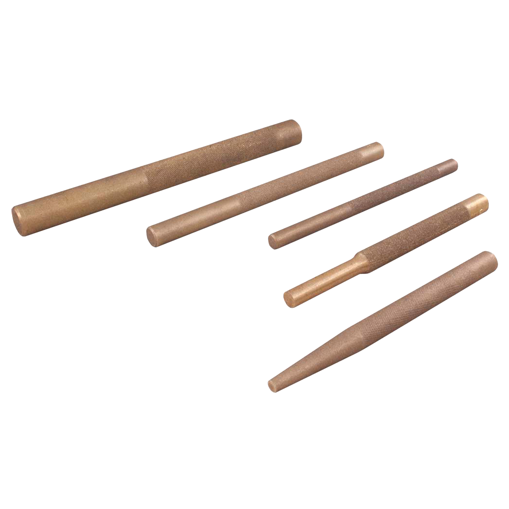 Jeu de poinçons en laiton, 5 morceaux