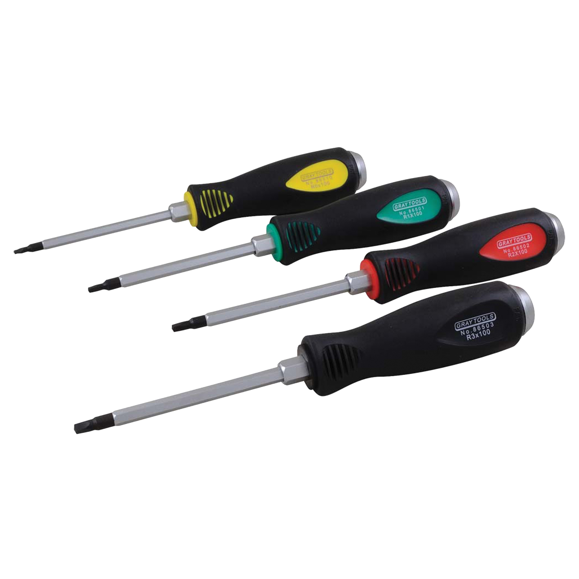 Jeu de tournevis à pointe carrée à empreinte réduite, 4 mcx