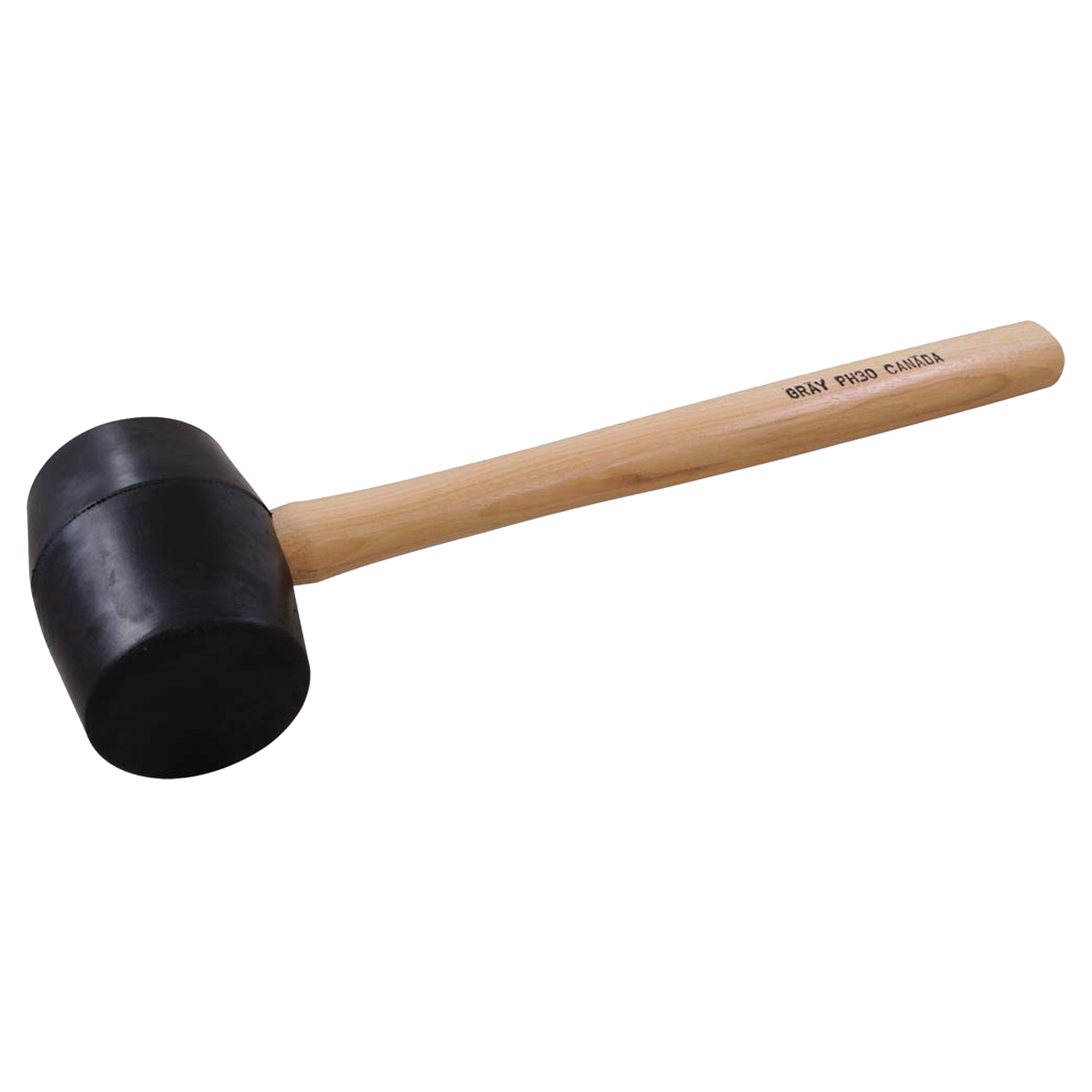 Maillet en caoutchouc, 28 oz, Prise en Bois, 16-3/4" lo