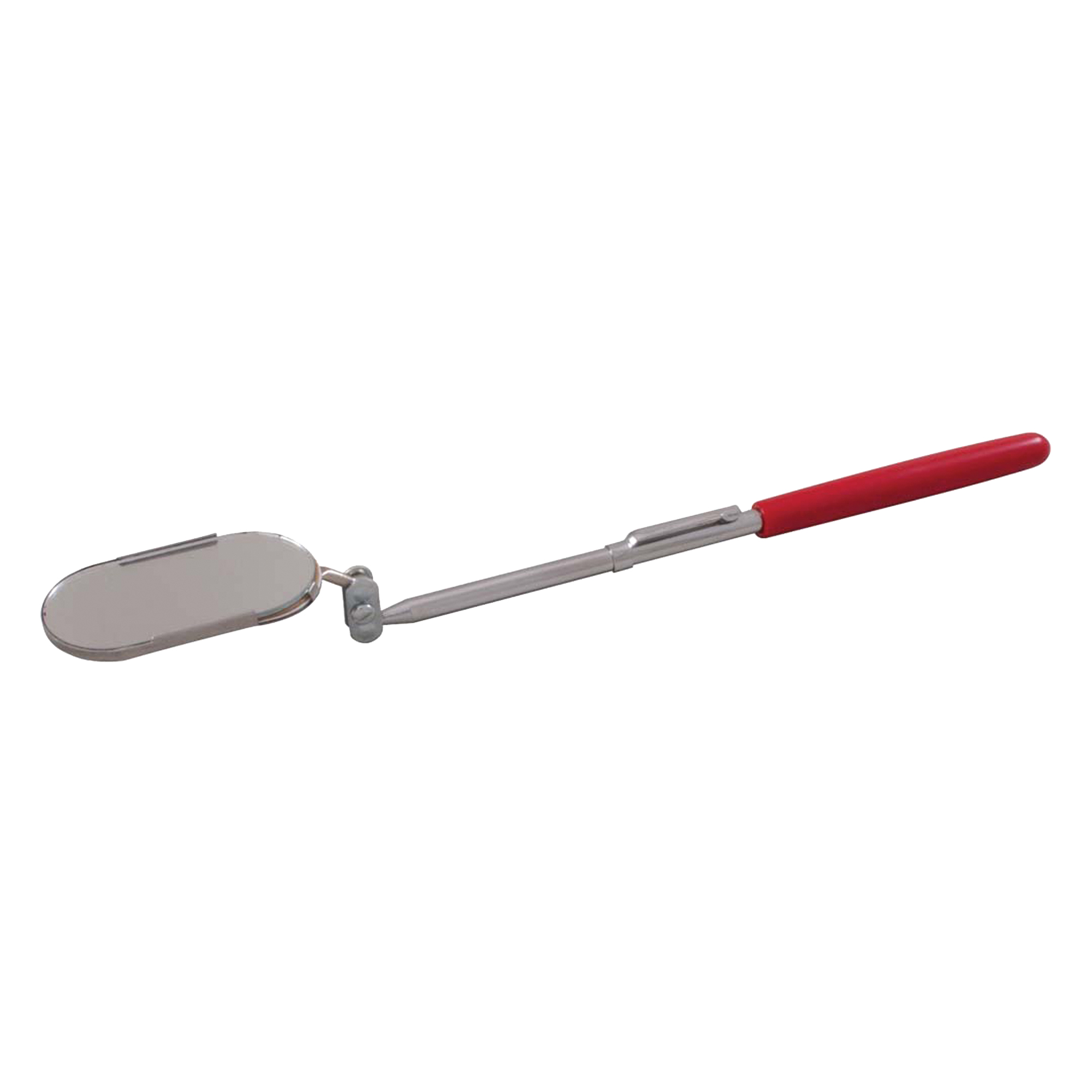 Miroir d'inspection, Ovale, 2" lo x 1" la, Non télescopique