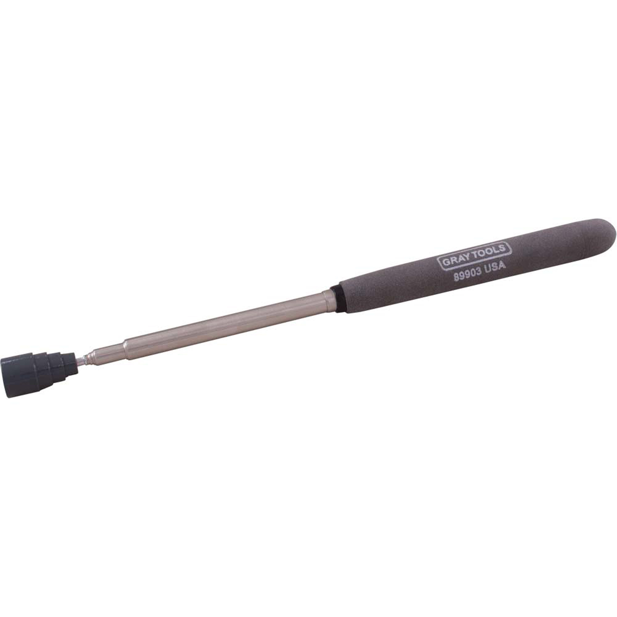 Outil de ramassage télescopique, Longueur de 34", Diamètre de 7/16", Capacité de 14 lb