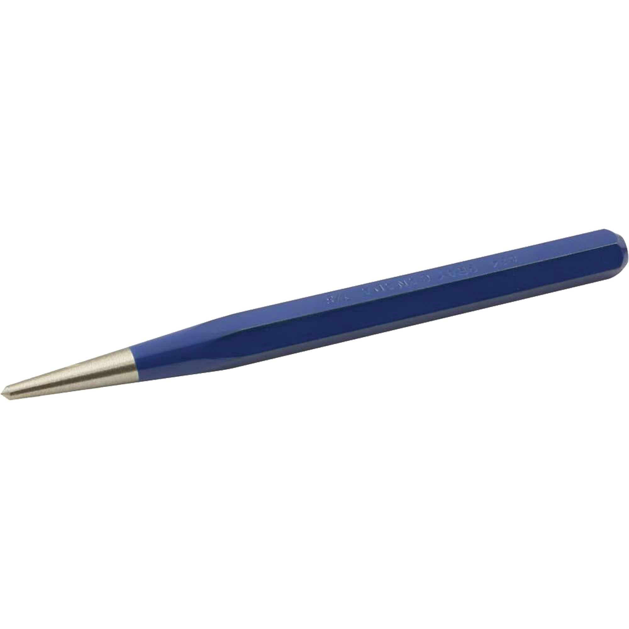 Pointeau centreur, 1/8" dia., 3/8" Épaisseur de la lame, 5" lo.