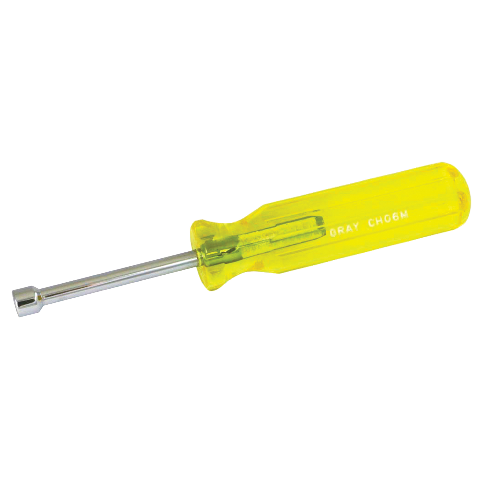 Tourne-écrou, 6 mm prise, 6-3/4" lo, Non magnétique