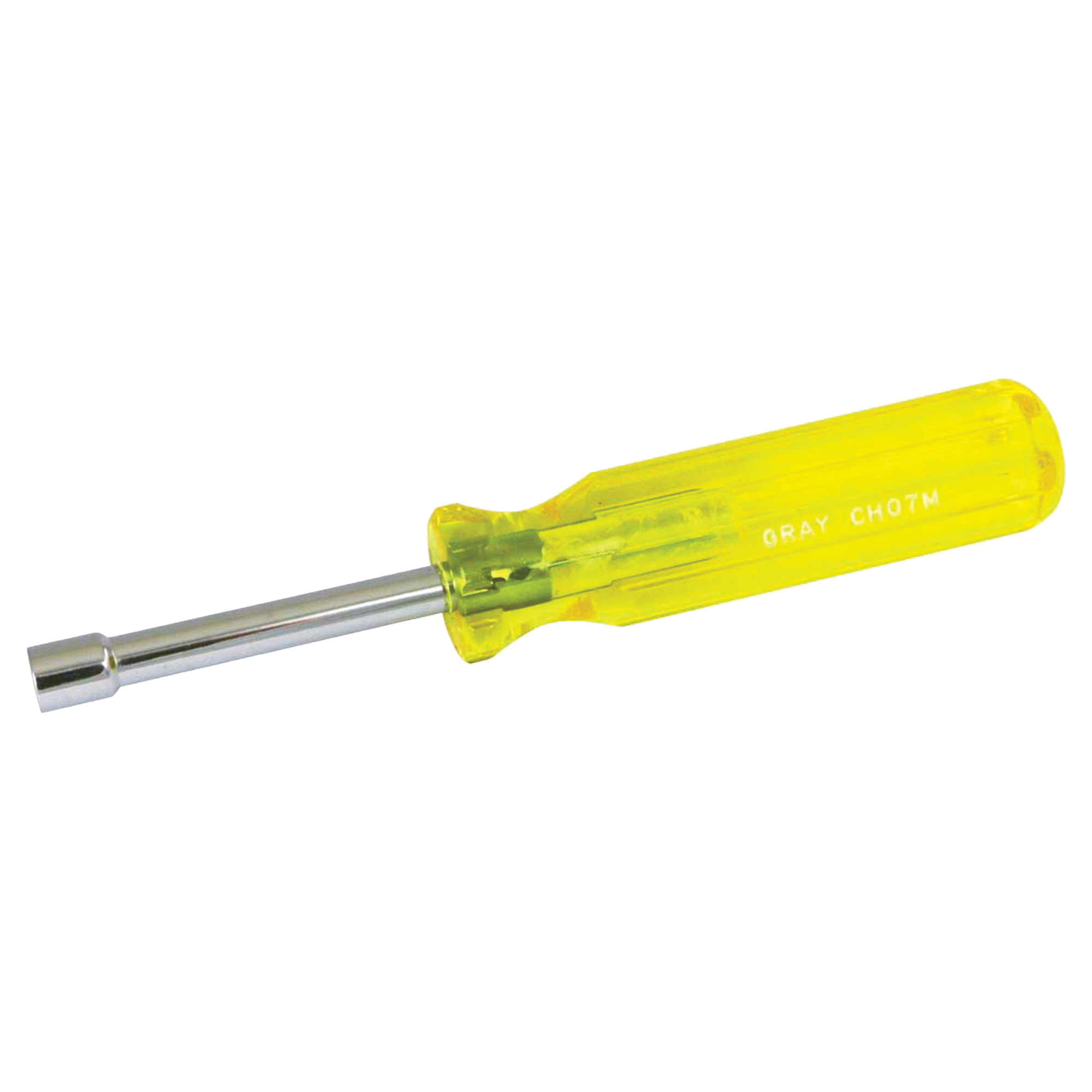 Tourne-écrou, 7 mm prise, 6-1/2" lo, Non magnétique