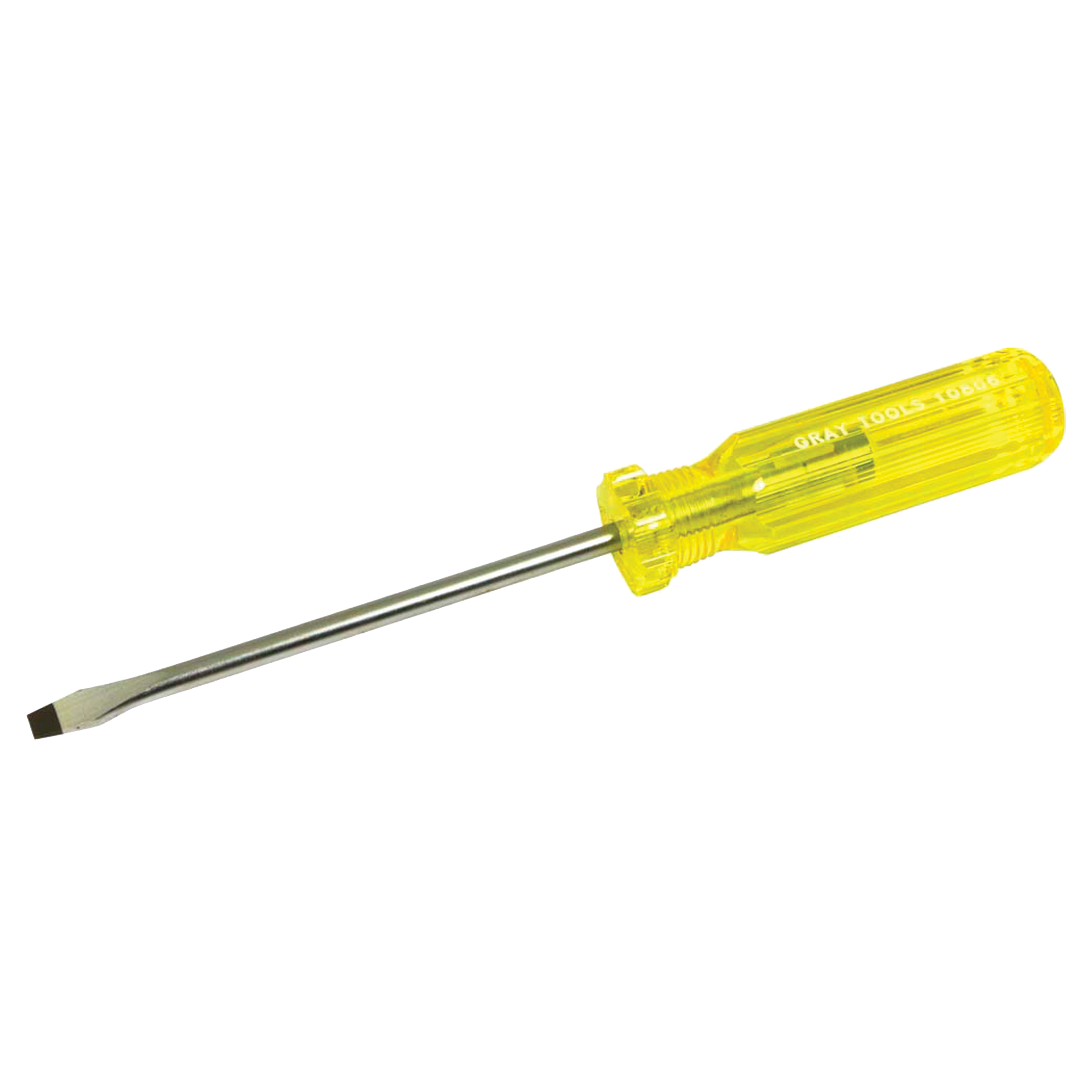 Tournevis à fente, 1/4", 9-7/16" lo, Prise Plastique