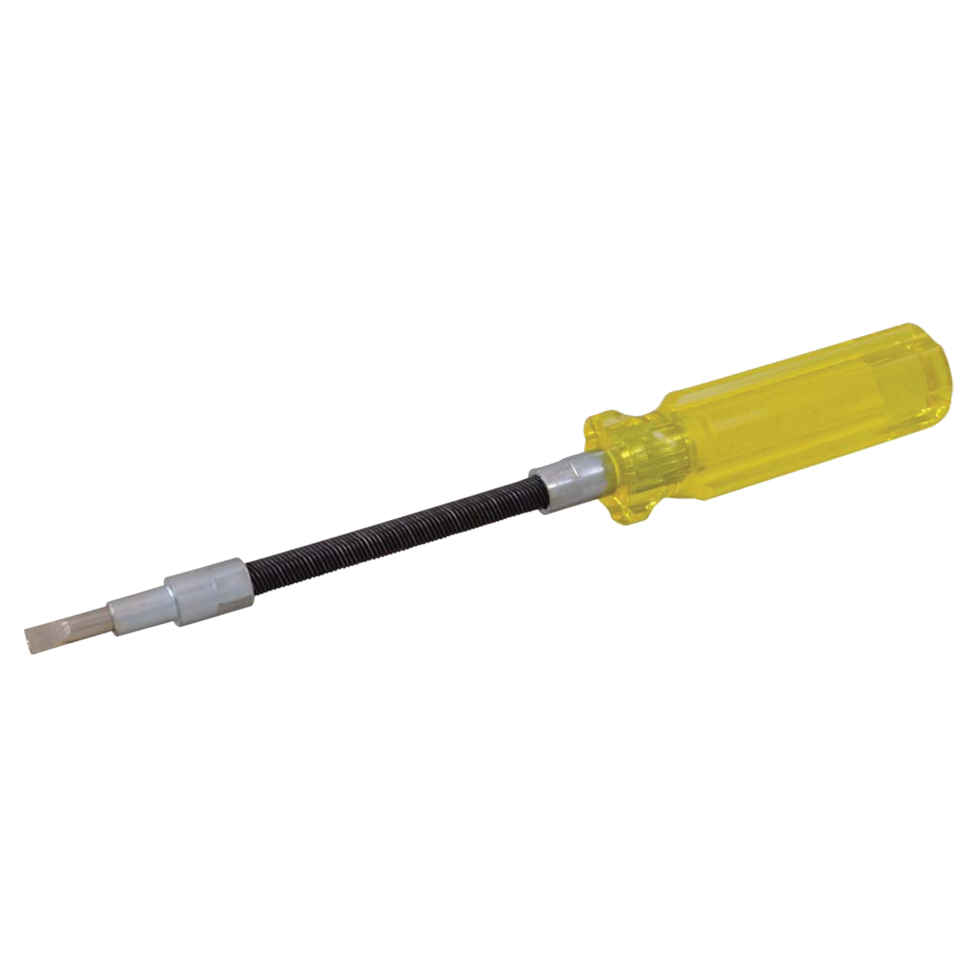 Tournevis à fente flexible, Tige de 3/16", Ronde, 7-1/2" lo, Prise en Plastique