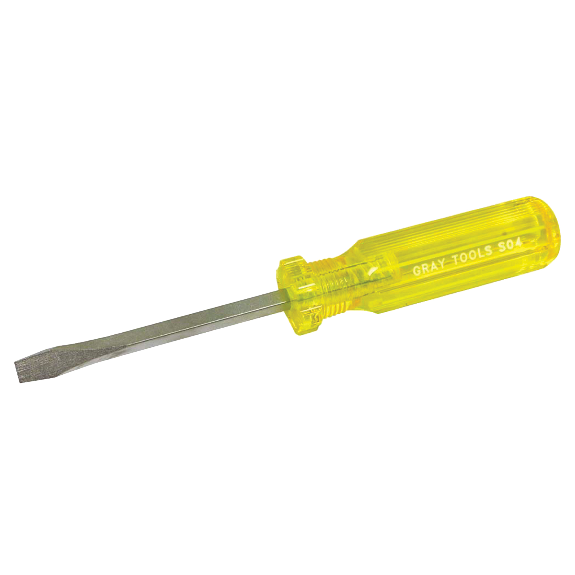 Tournevis fendu, 1/4", 8-1/4" lo, Prise Plastique