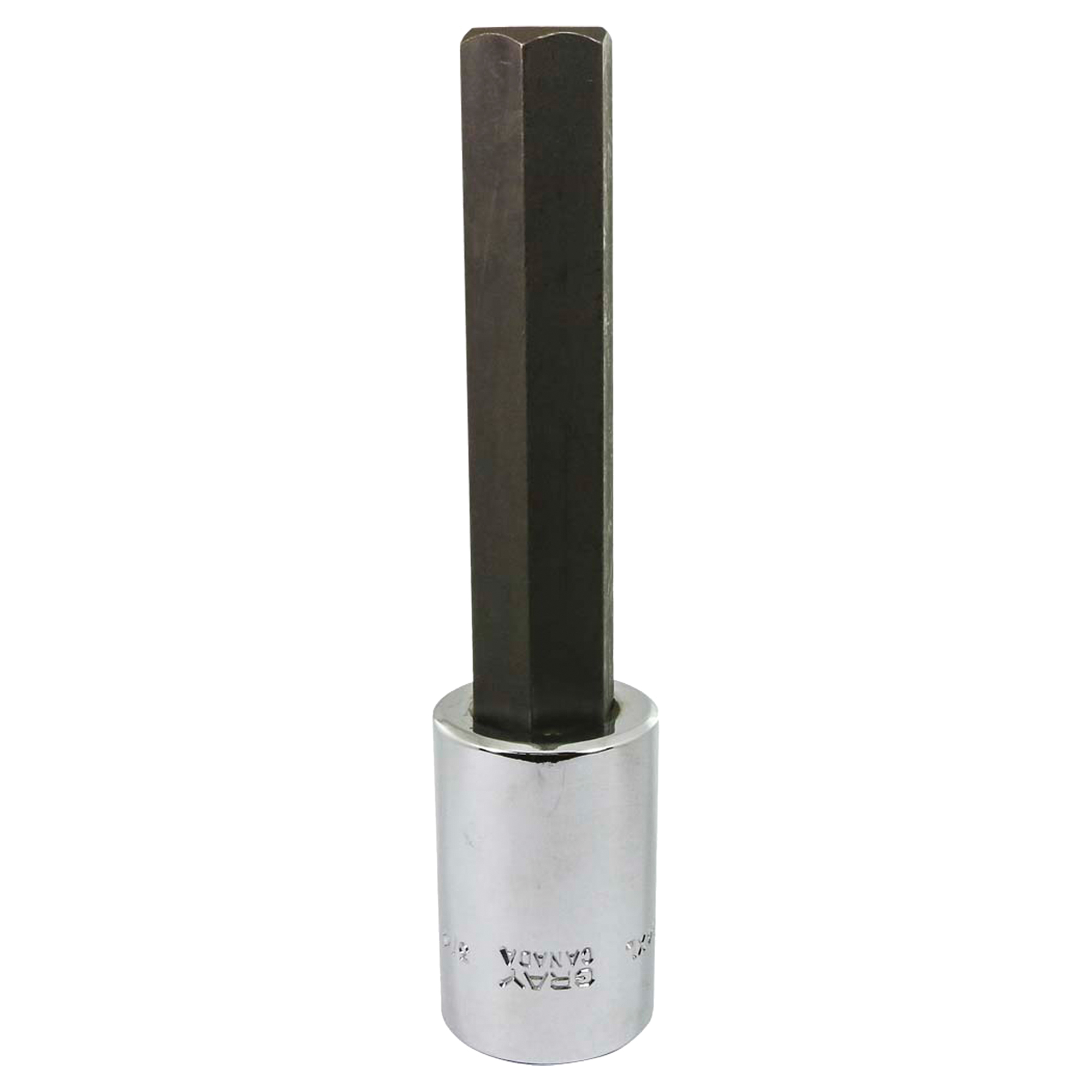 Très longue douille à embout, Hexagonale, 3/4" x 6" lo, Prise Prise carrée 1/2"