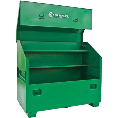 Coffre de chantier, 60" la x 30" p x 48" h, Vert