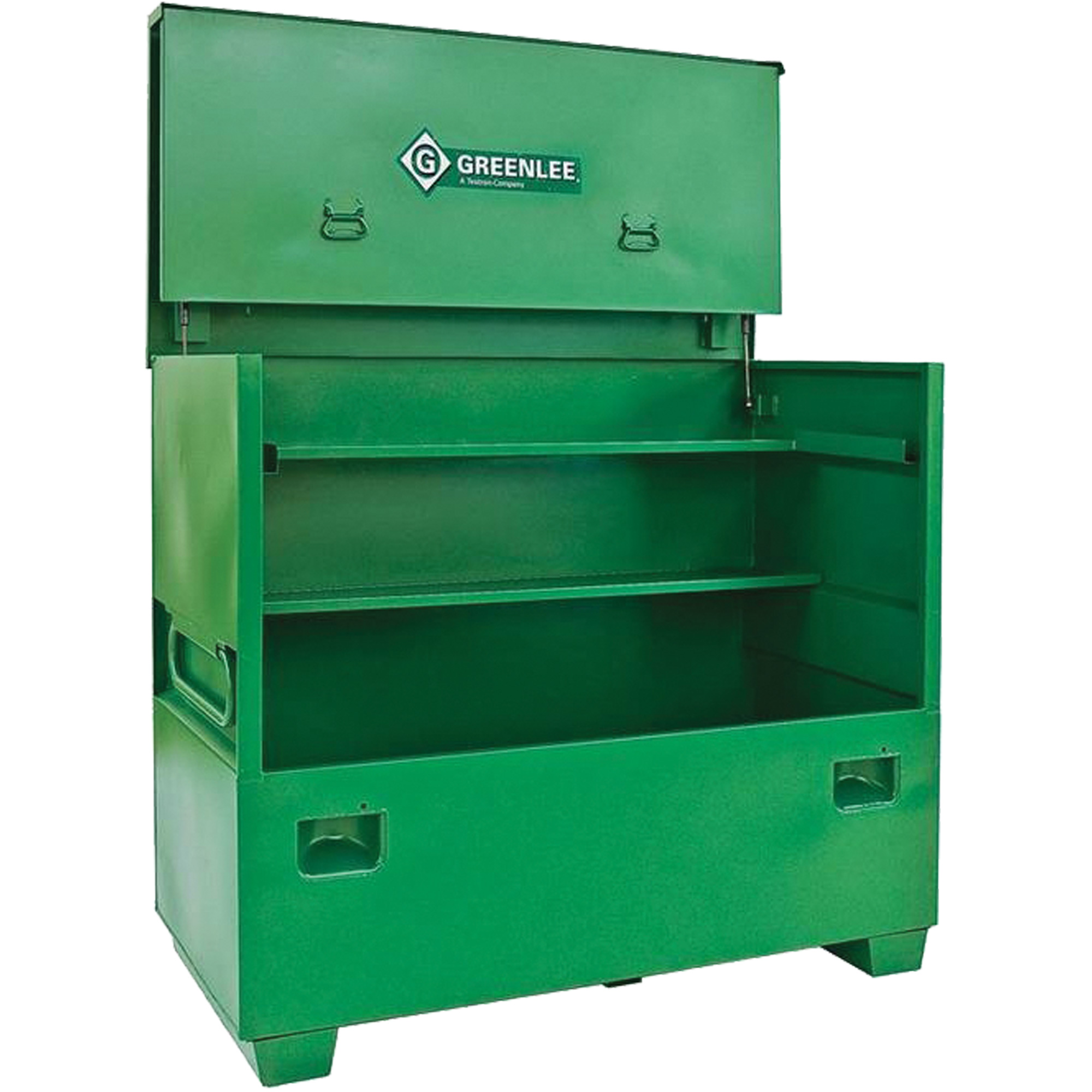 Coffre de chantier, 60" la x 30" p x 48" h, Vert
