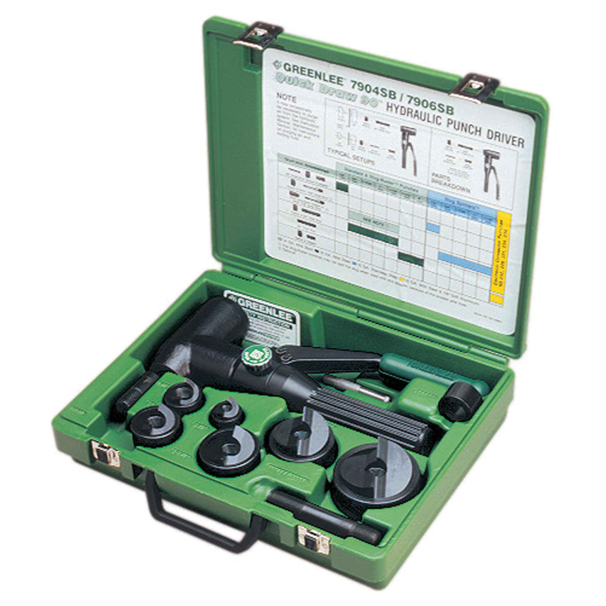 Ensemble de poinçonnage hydraulique Quick Draw 90MD avec poinçons SlugBusterMD