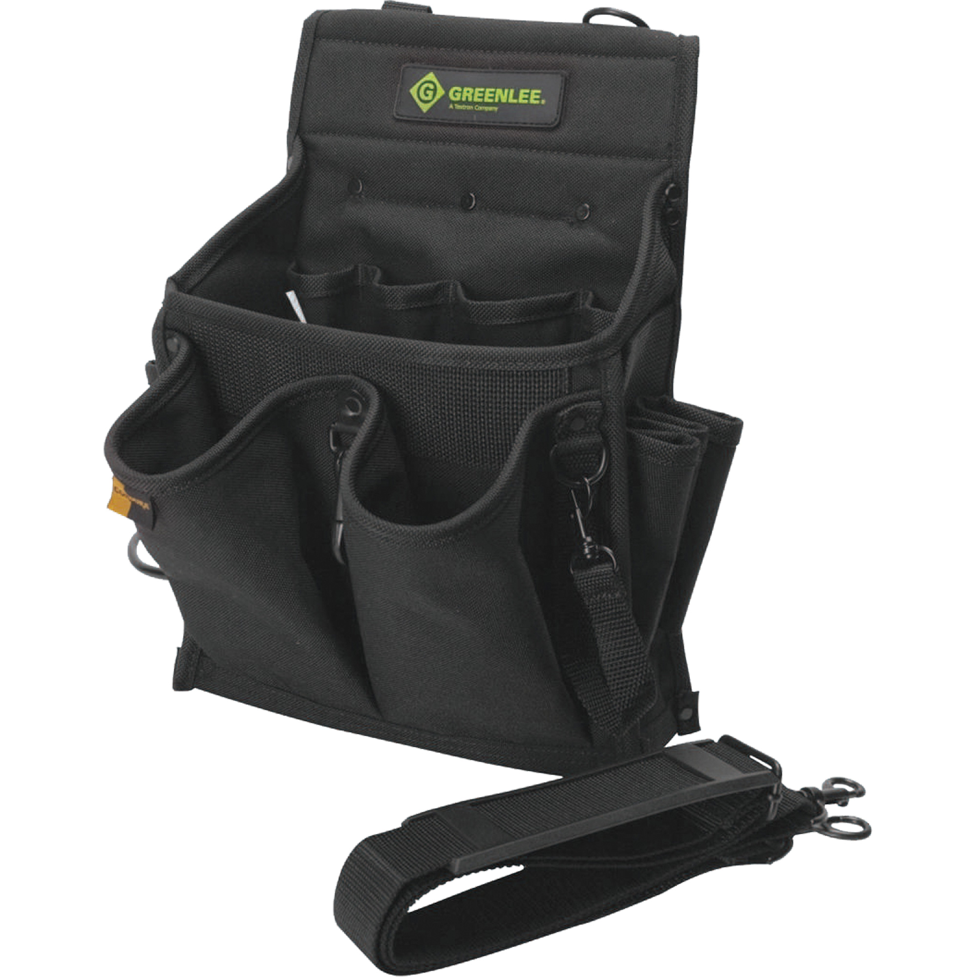 Sac à outils, Nylon, 20 pochettes, Noir
