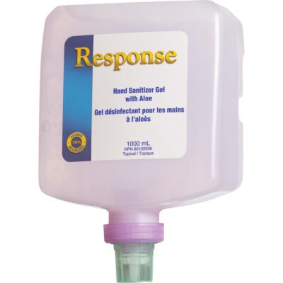 Gel désinfectant pour les mains à l'aloès ResponseMD, 1000 ml, Bouteille à pompe, 70 % alcool