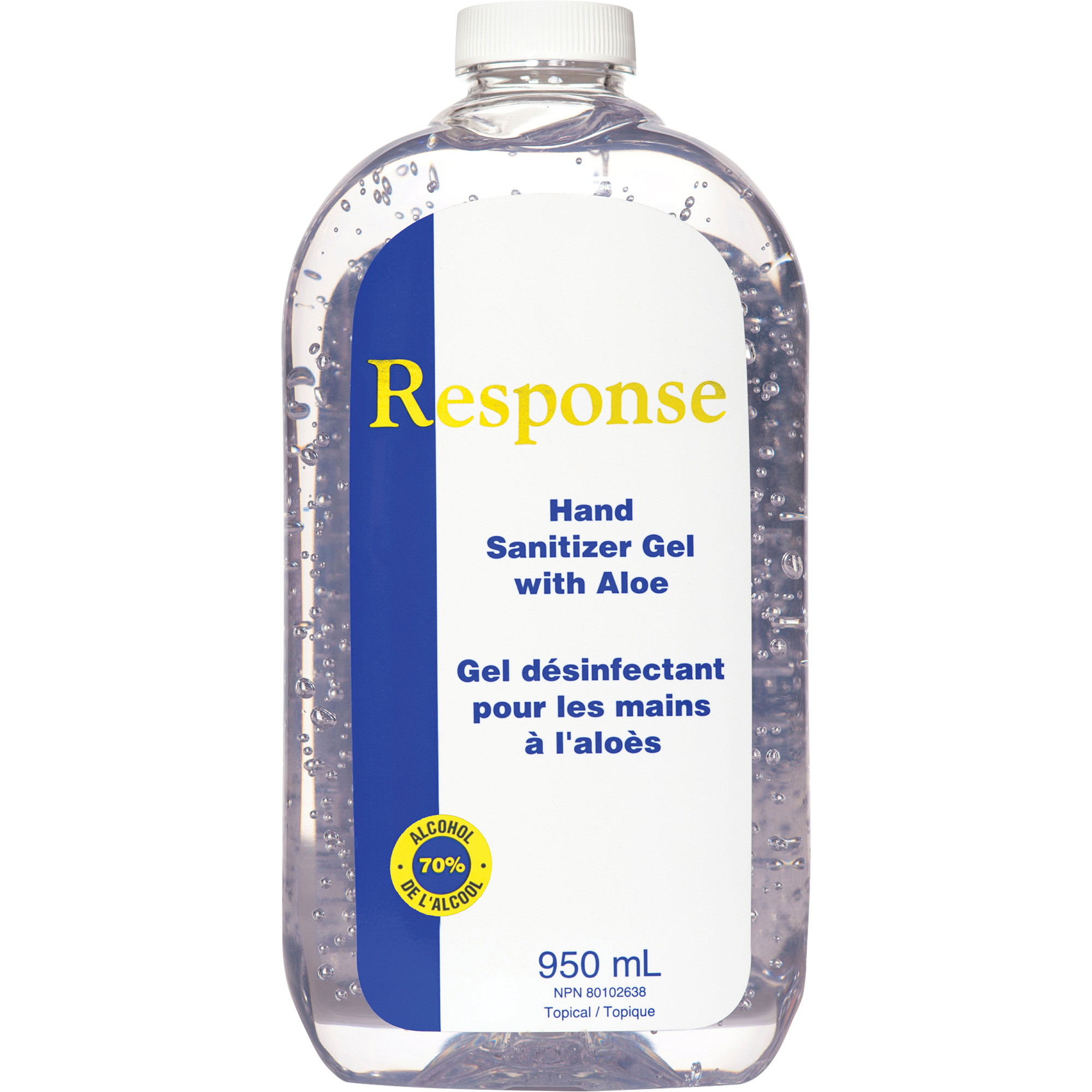 Gel désinfectant pour les mains à l'aloès ResponseMD, 950 ml, Recharge, 70 % alcool