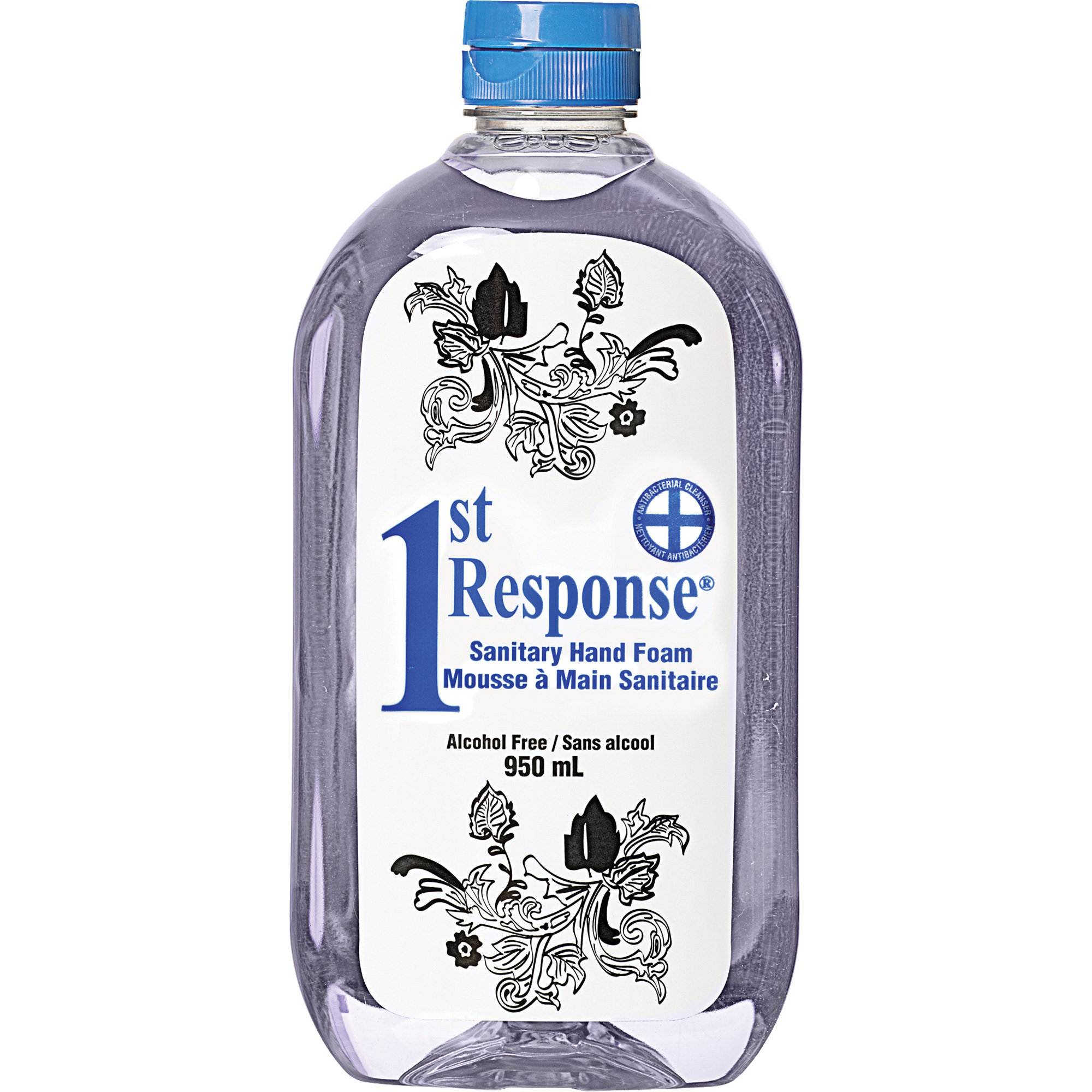Mousse nettoyante pour les mains 1st ResponseMD, Liquide, 950 ml, Bouteille, Sans parfum