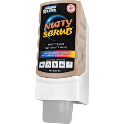 Nettoyant à mains avec exfoliant en coquille de noyer Nutty ScrubMC, Pierre ponce, 2000 ml, Cartouche en plastique, Sans parfum