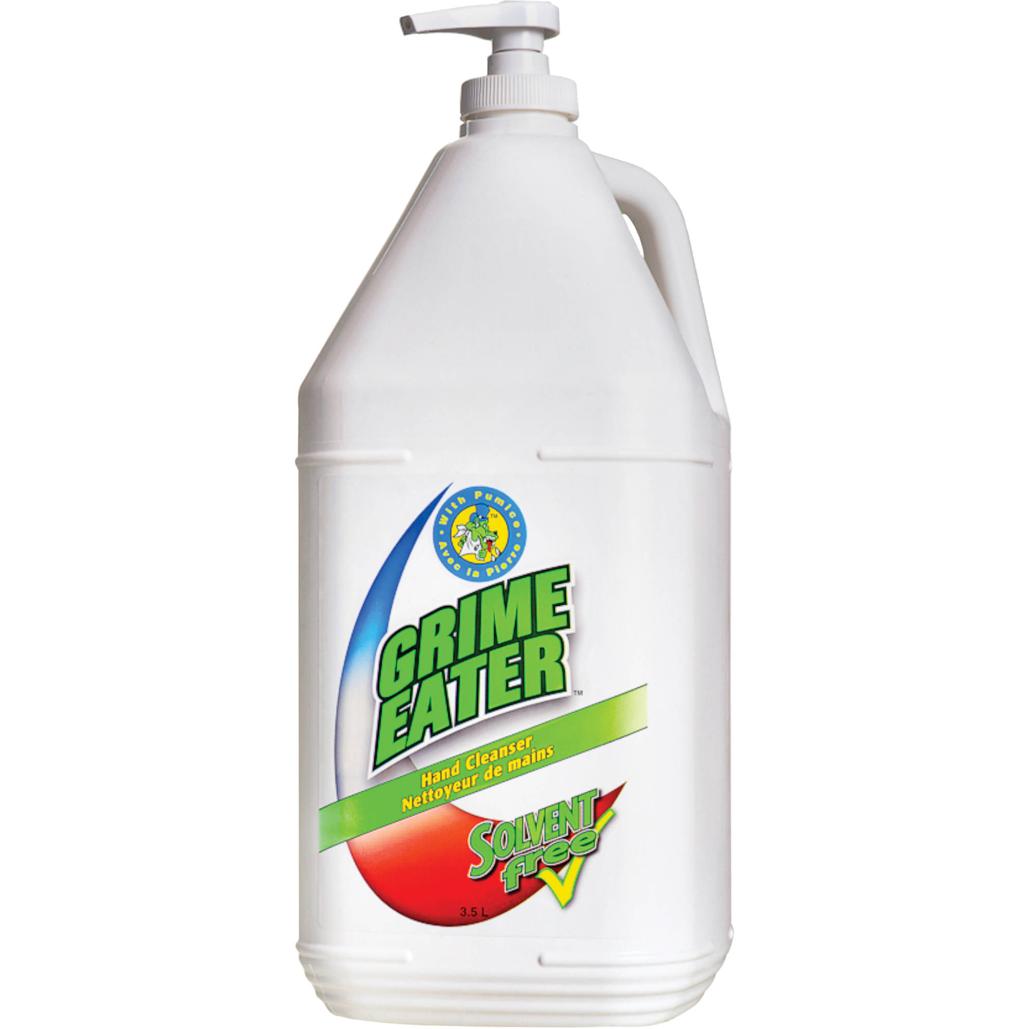 Nettoyant pour les mains sans solvants, Pierre ponce, 3,5 L, Bouteille, Cerise au miel