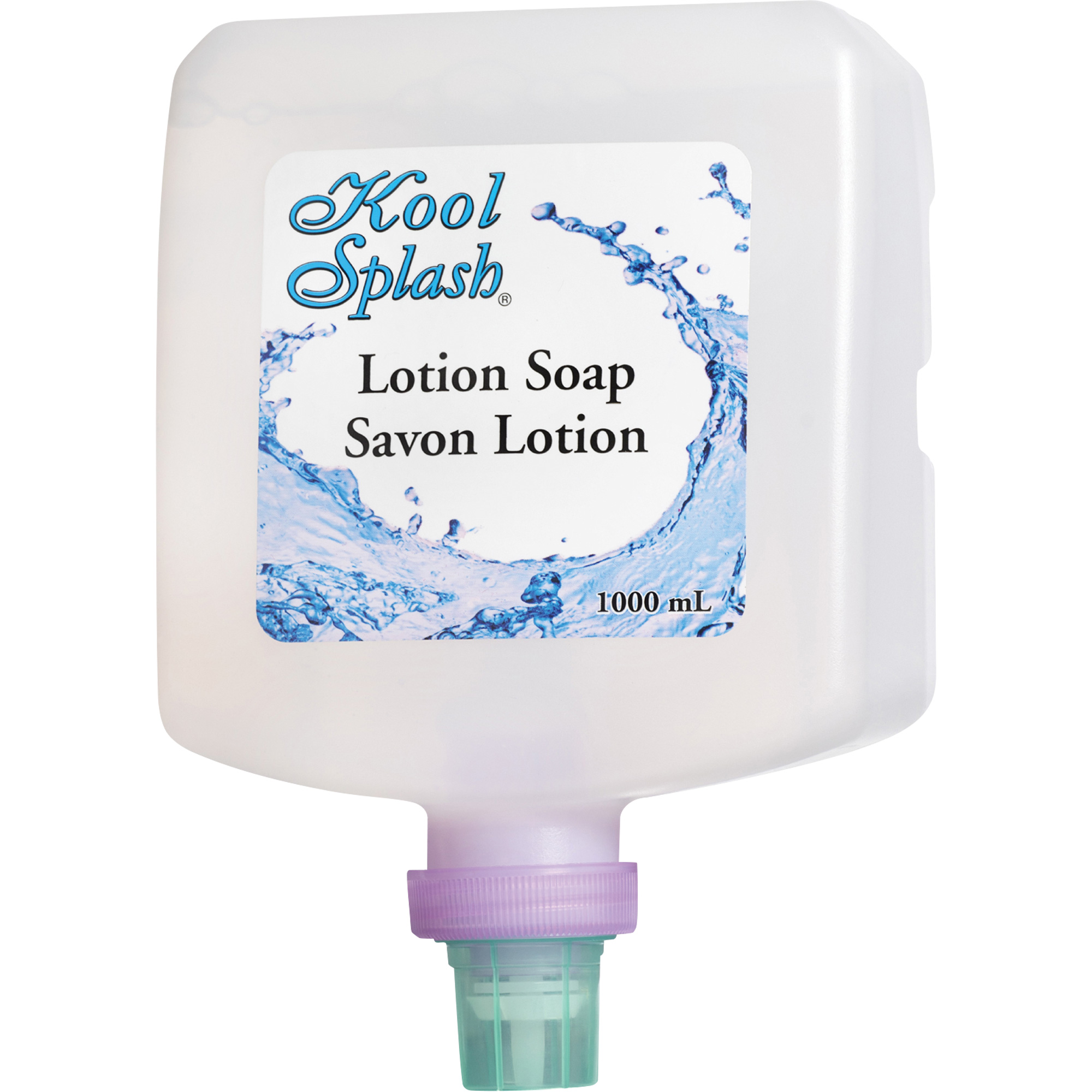 Savon moussant Clearly Lotion Kool SplashMD, Crème, 1000 ml, Sans parfum
