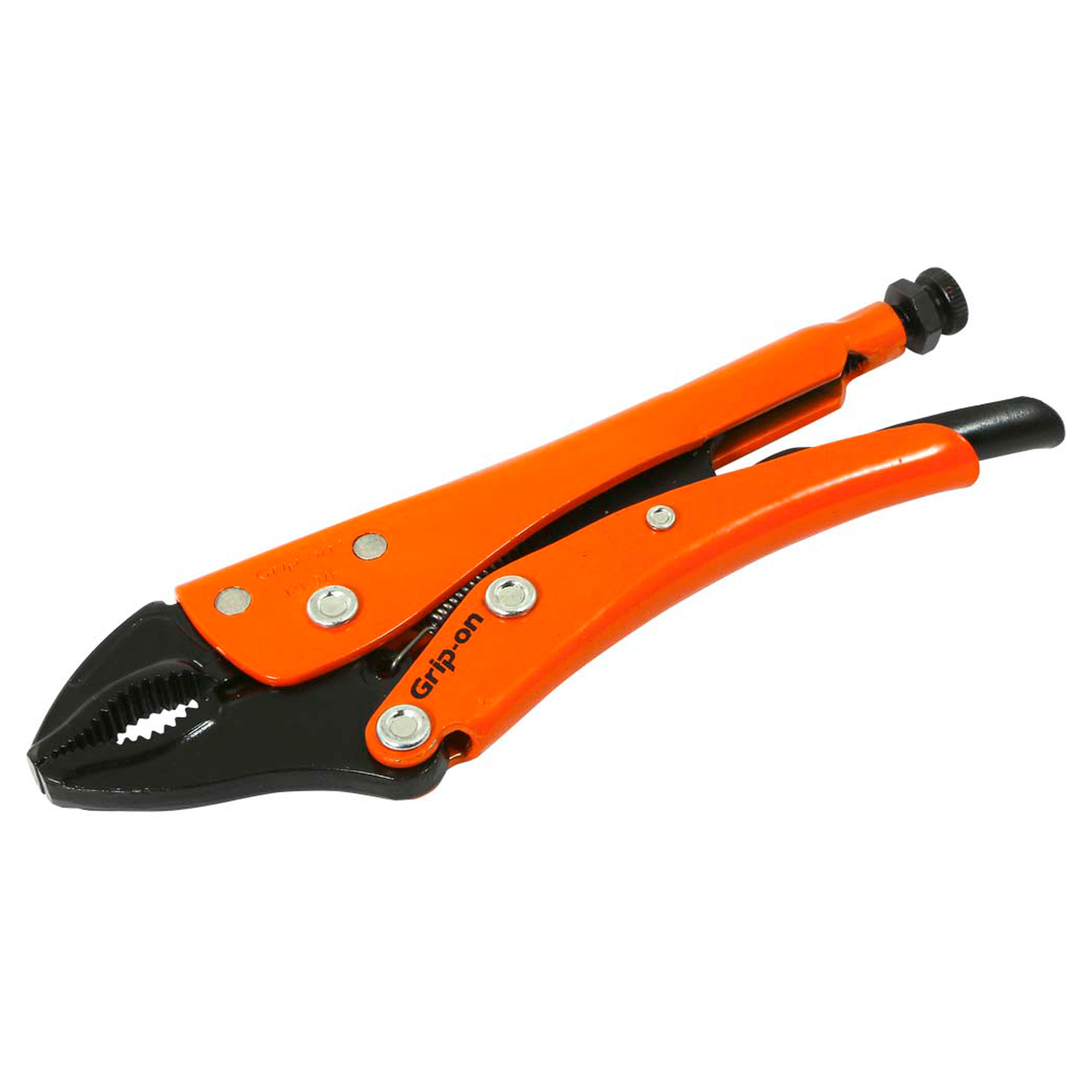 Pince-étau, Longueur 7-1/2", Mâchoire courbée