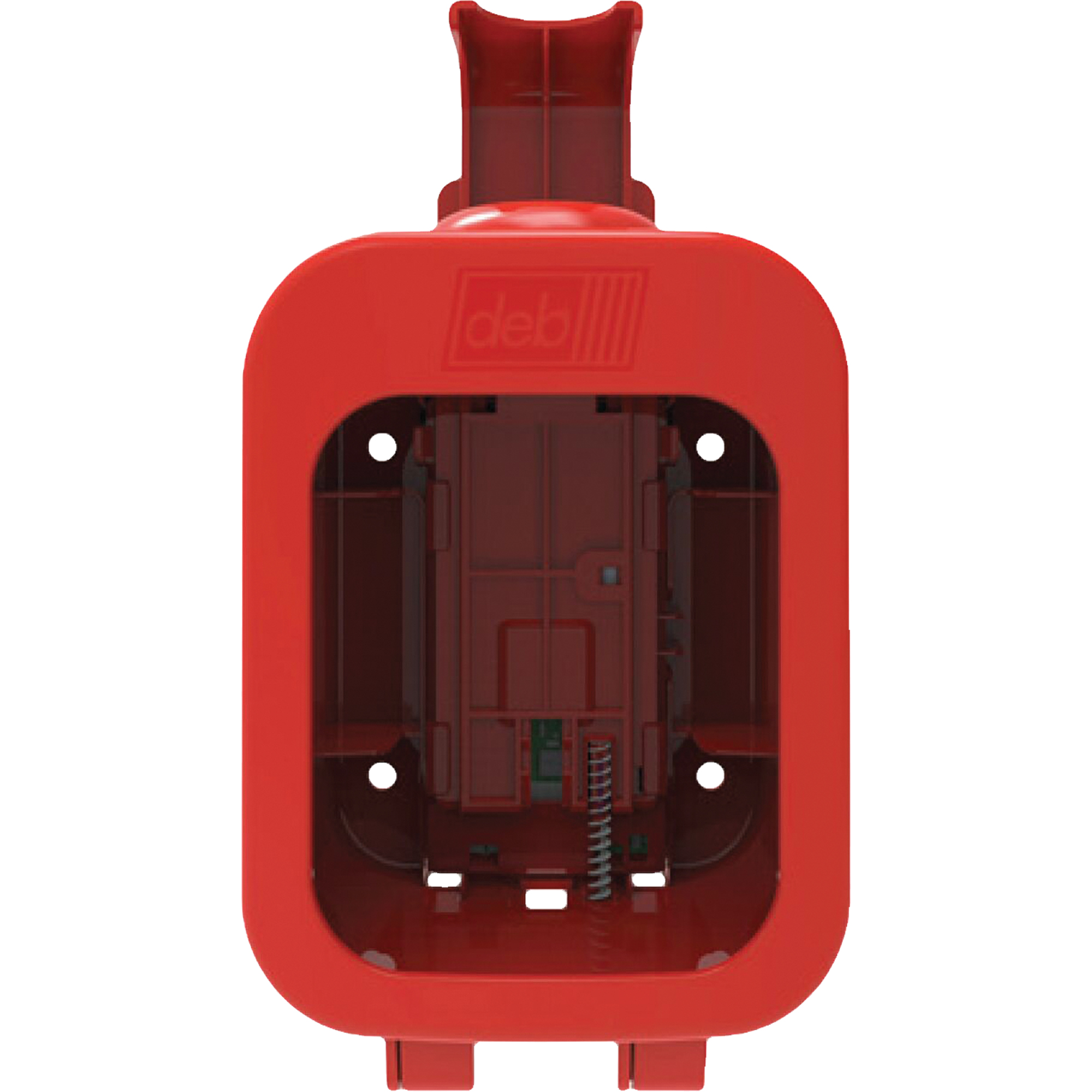 Distributeur verrouillable pour point d'intervention DebMedMD, À pression, Capacité de 400 ml, Format Vrac