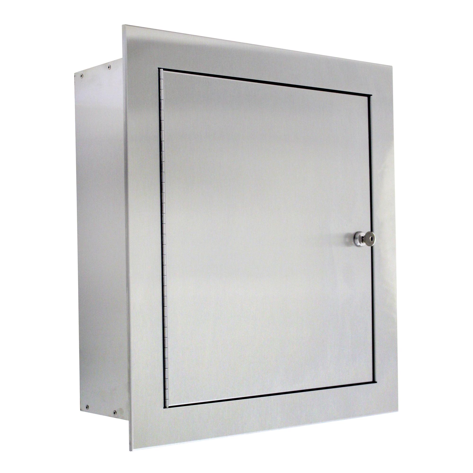 Armoire à soupape en acier inoxydable en retrait