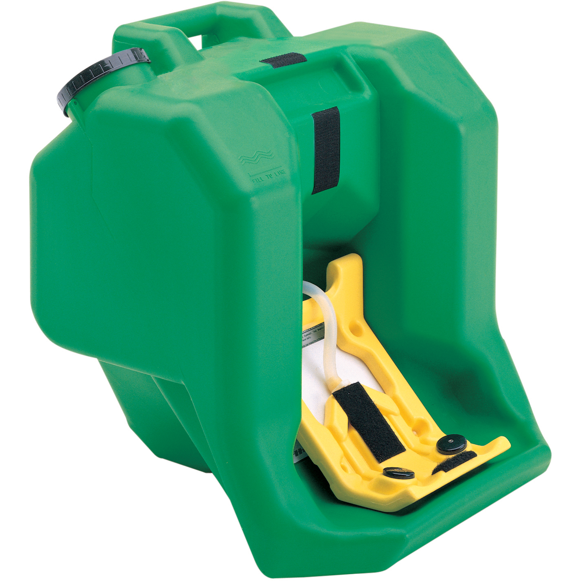 Douche oculaire portative, Alimenté par gravité, Capacité 16 gal., Conformité ANSI Z358.1