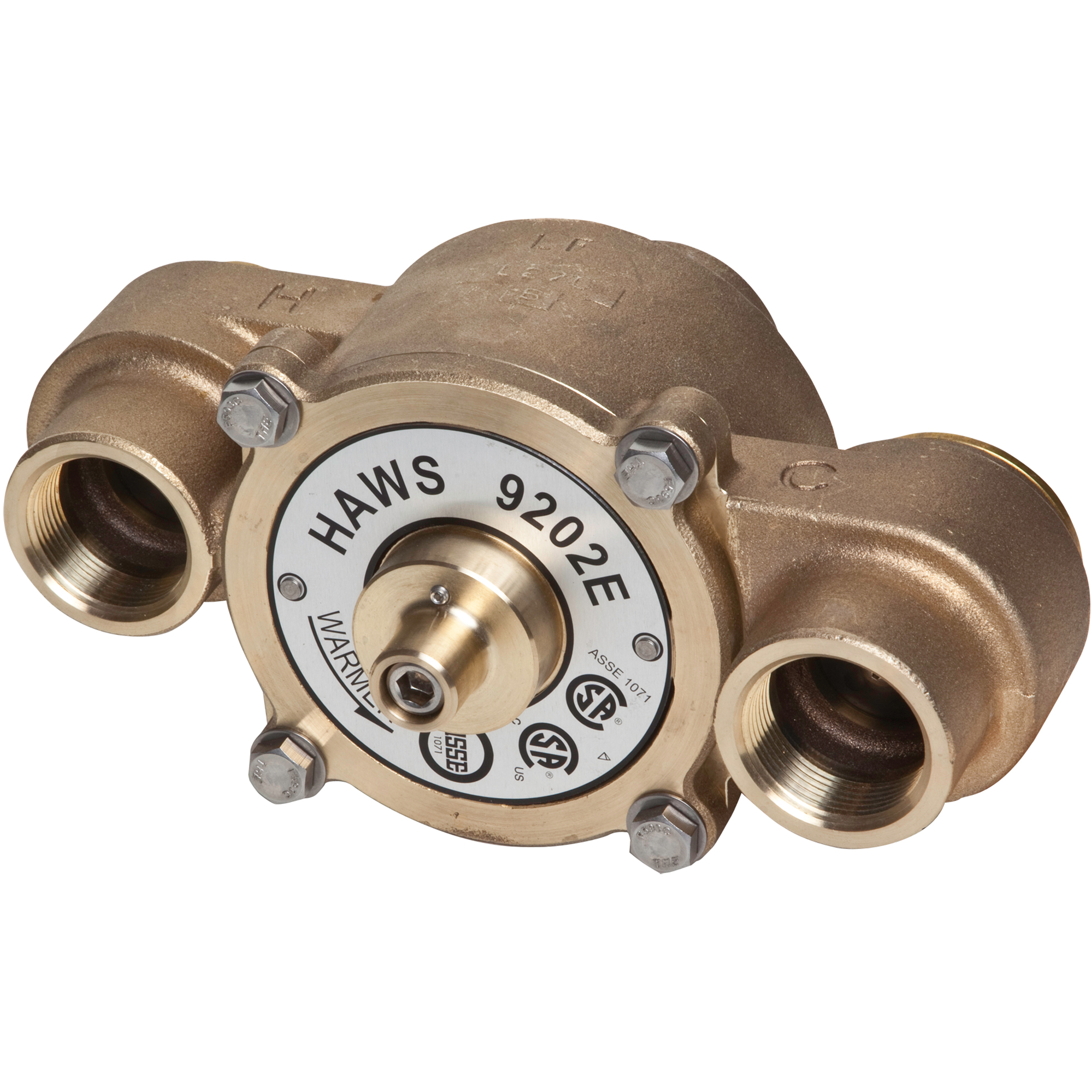Vannes de mélange thermostatique, 78 gal./min