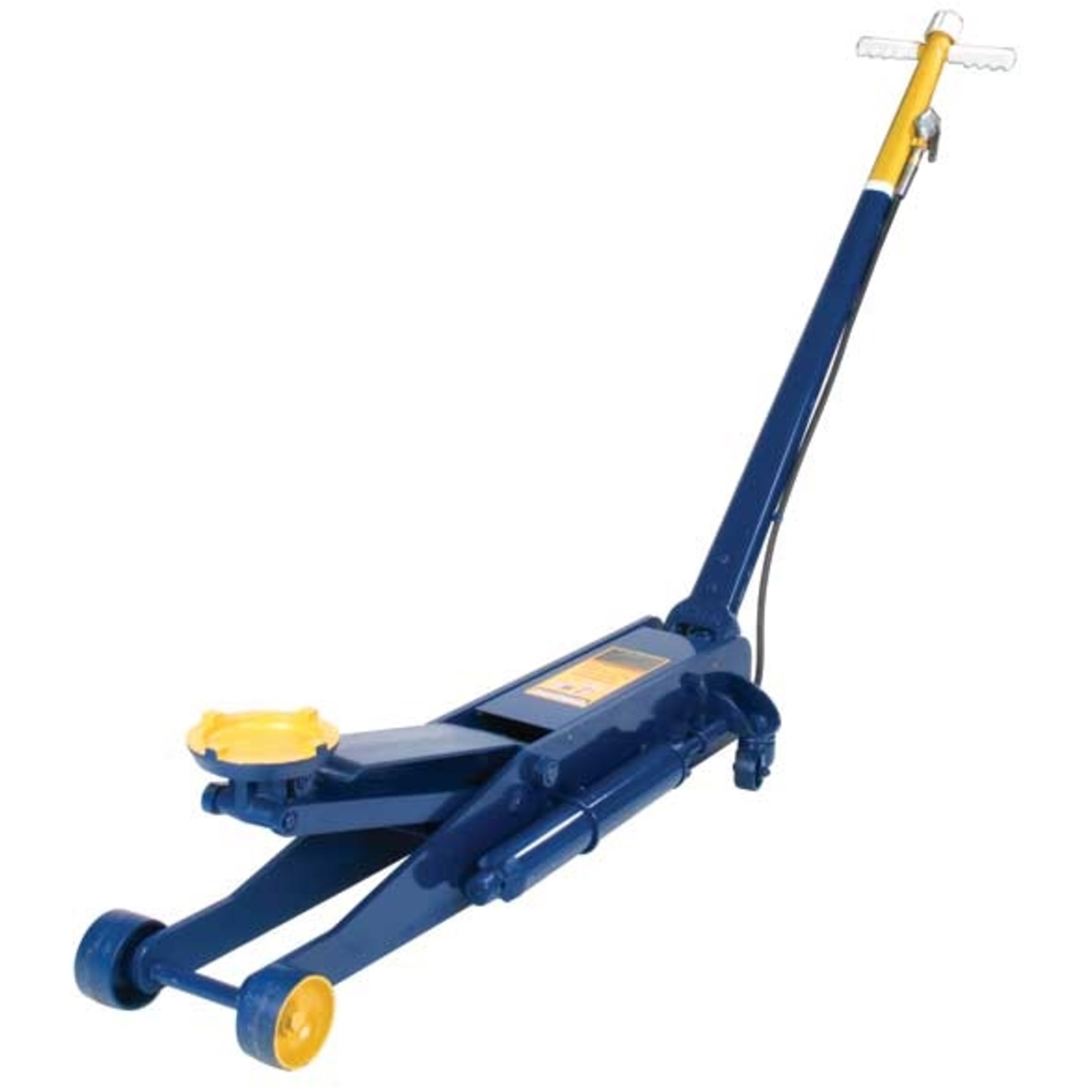 Long cric de châssis, 4 tonne(s) Capacité, 5" Abaissée, 25-3/4" Élevée, Air comprimé/hydraulique