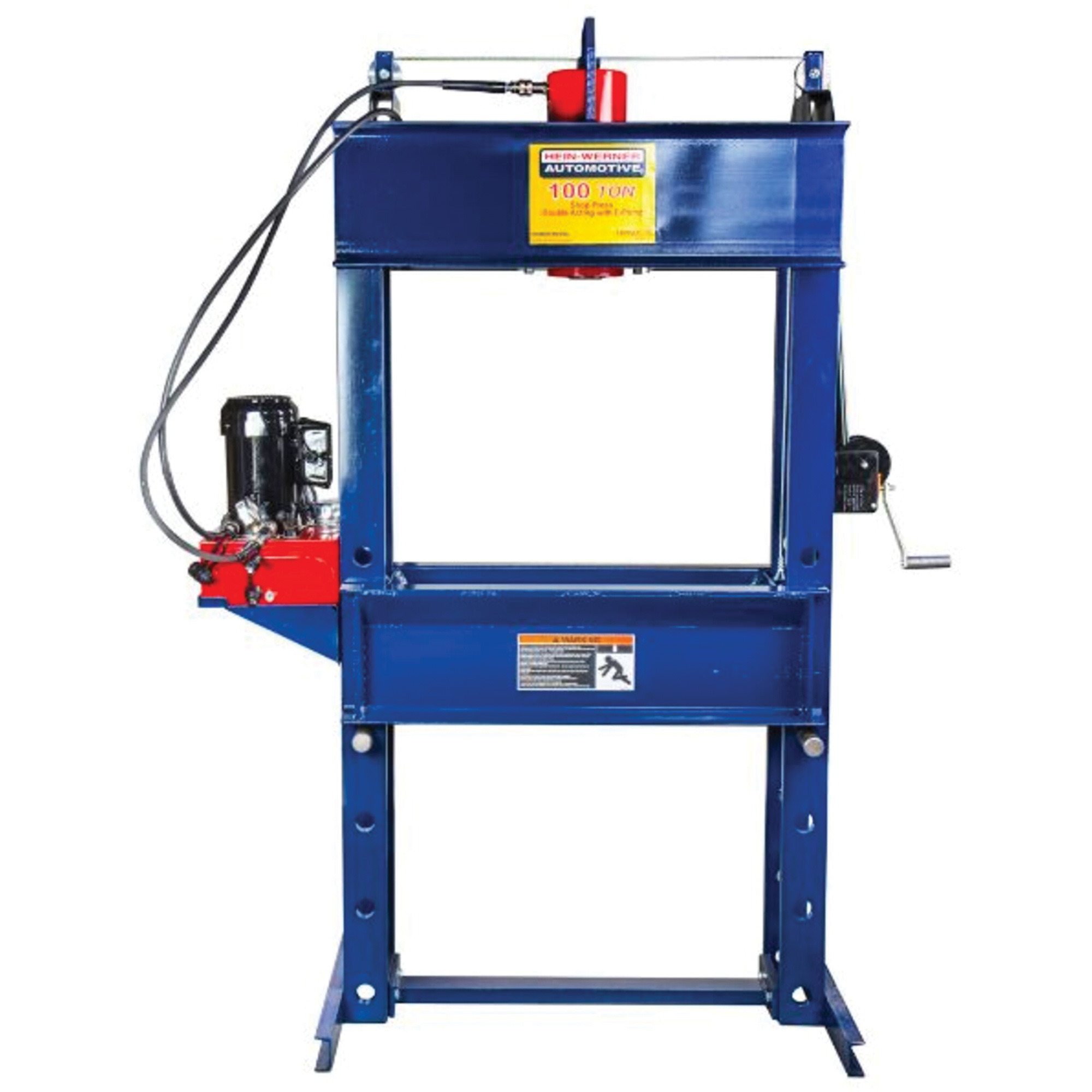 Presse d’atelier à double effet avec pompe électrique, Capacité 100 tonnes