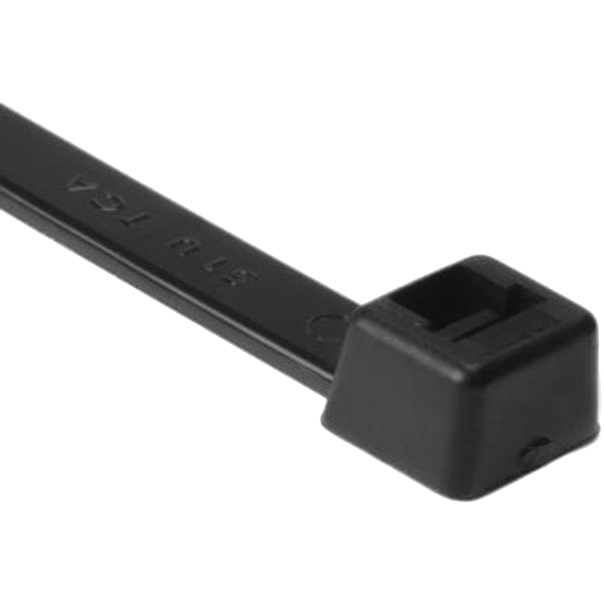 Attache-câble pour usage intense, Longueur 15", Résistance à la traction 120 lb, Noir