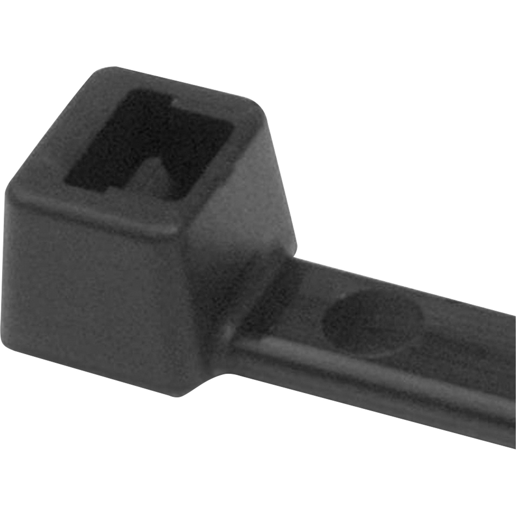 Attaches de câble PA66, Longueur 5-1/2", Résistance à la traction 18 lb, Noir
