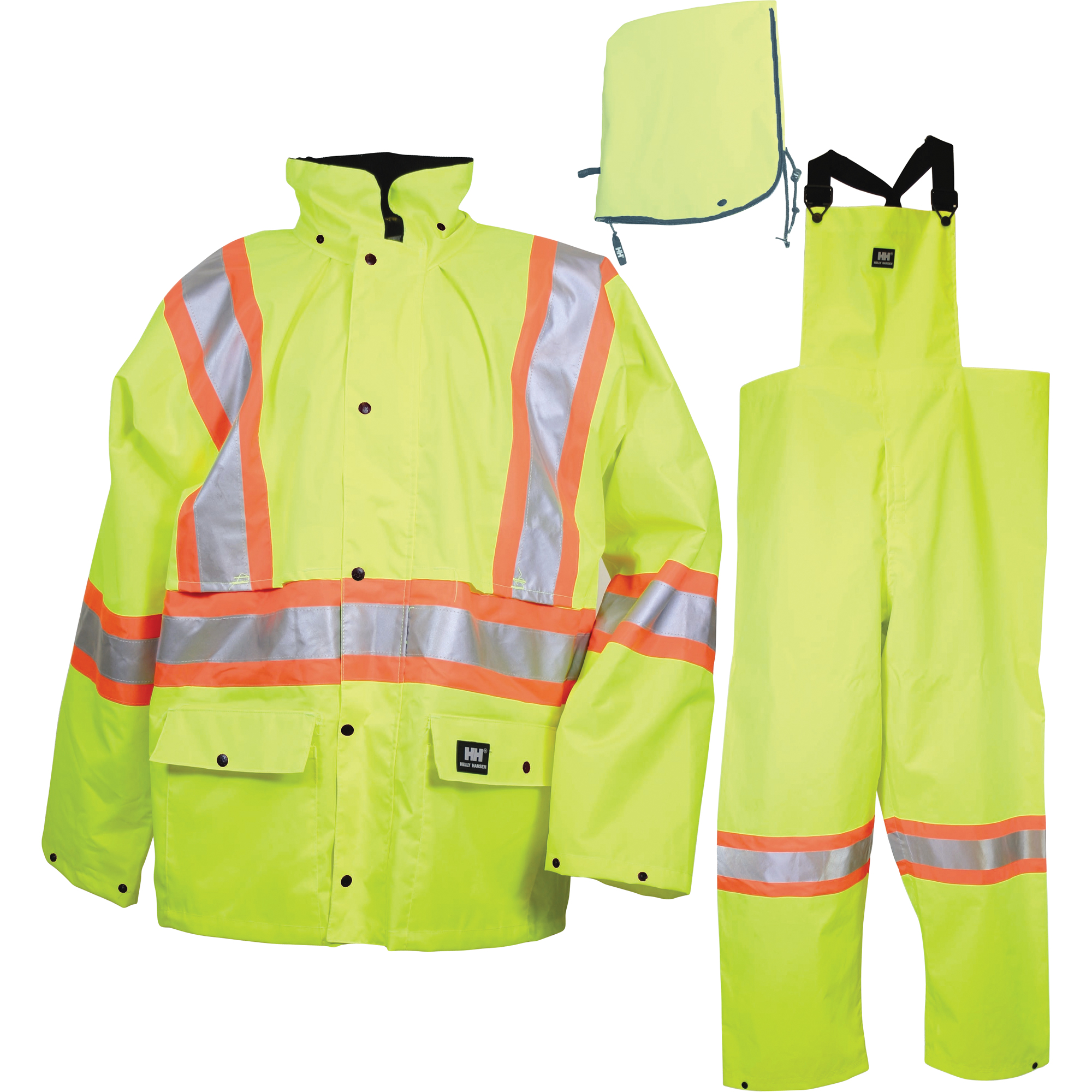 Habit pour tempête compacts Waverley, Nylon, Grand, Jaune lime haute visibilité