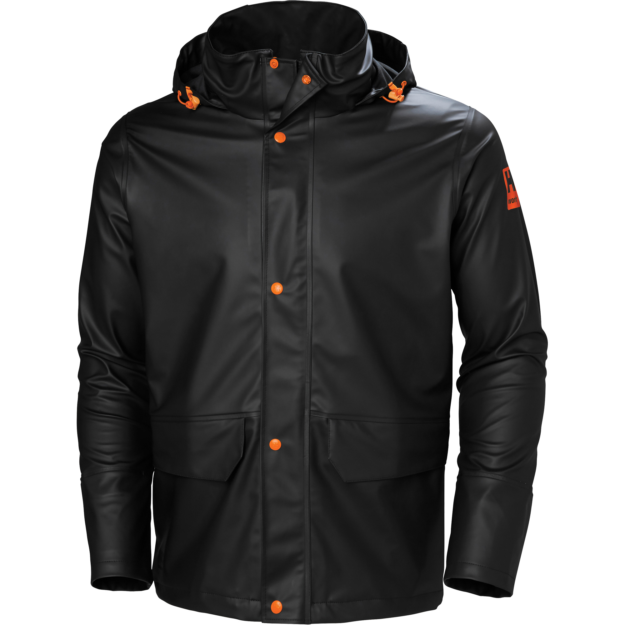 Imperméable Gale, Polyester/Polyuréthane, Moyen, Noir