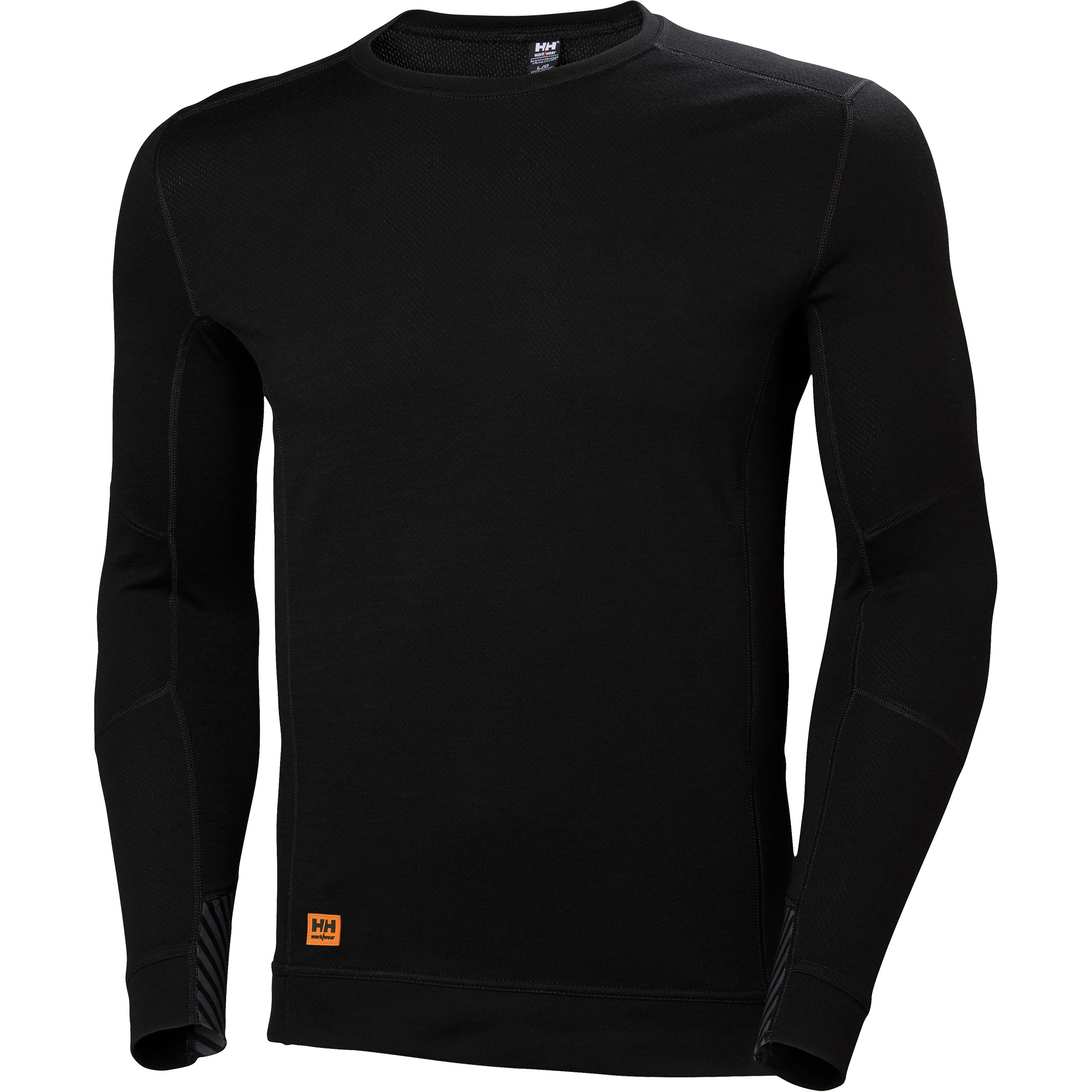 Maillot thermique à col rond évacuant l'humidité LifaMD Max, Hommes, Moyen, Noir