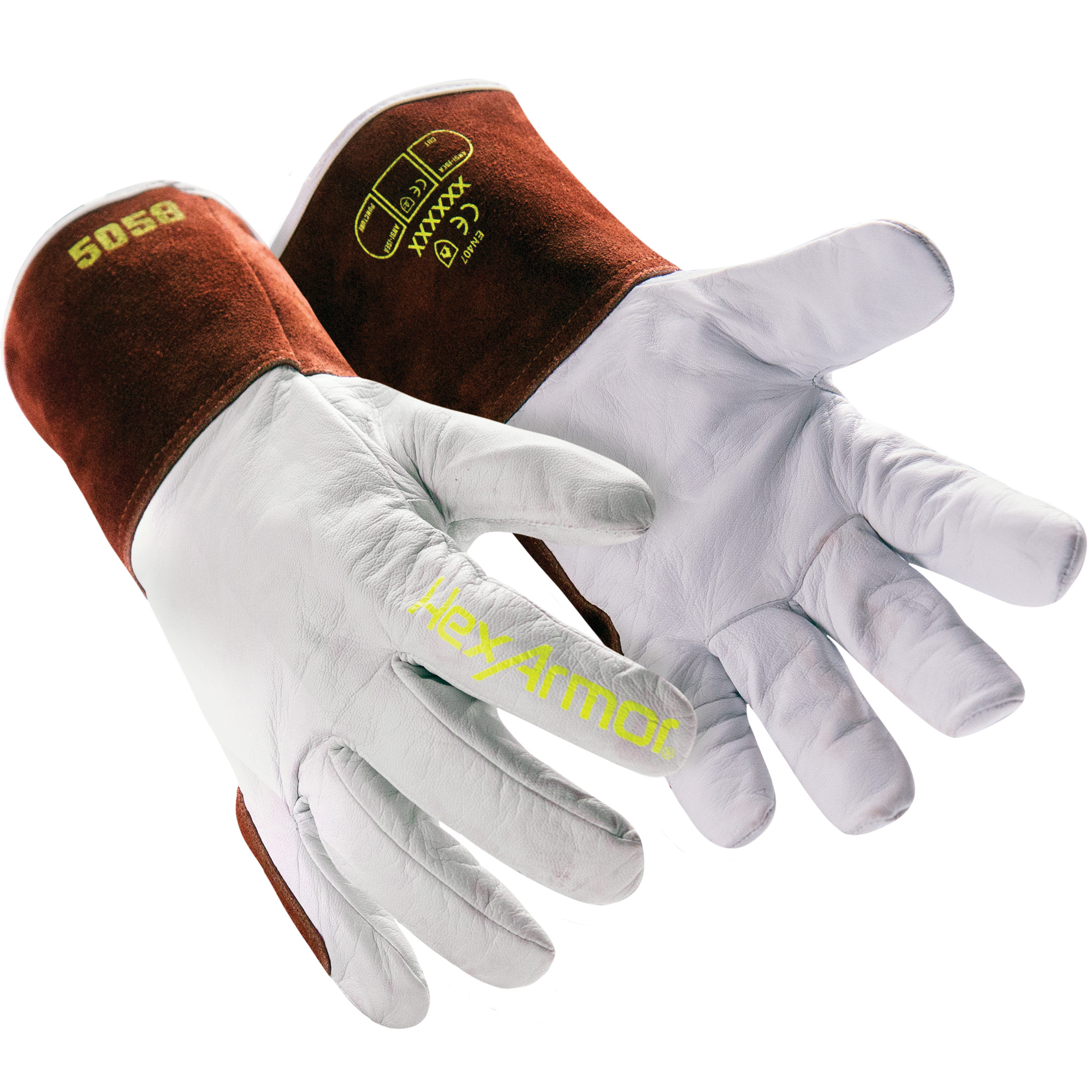 Gants de soudage HeatArmorMD 5058, Cuir fleur de chèvre, Taille 2T-Grand/11