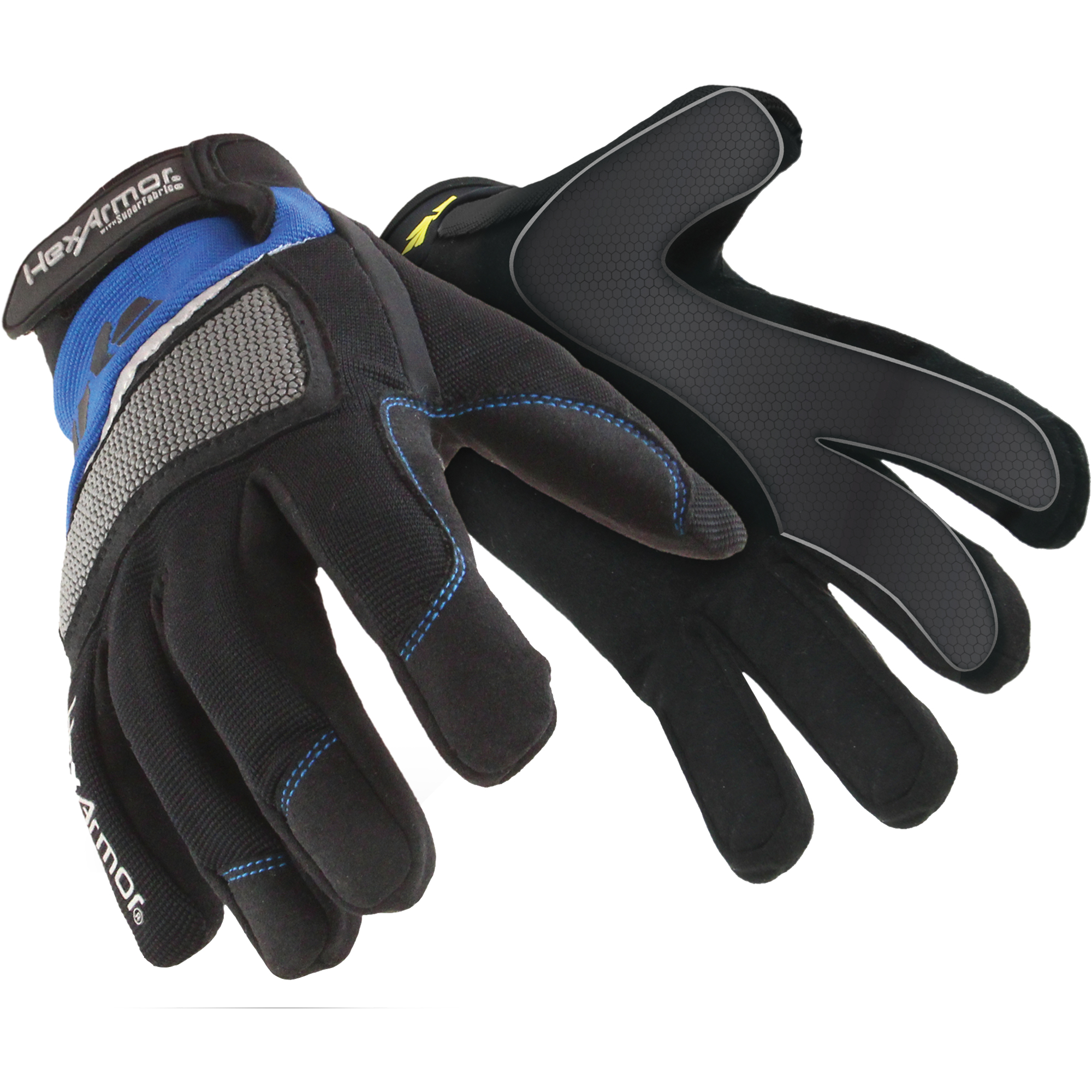 Gants Mechanics+ 4018, Taille Moyen/8, Enveloppe en SuperFabricMD, ANSI/ISEA 105 niveau 5
