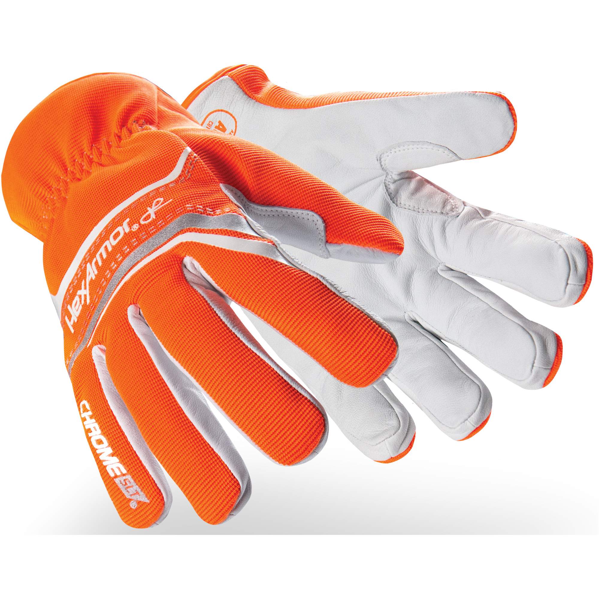 Gants résistant à la coupe Chrome SLTMD 4075, Taille 12/3T-Grand, Enveloppe en Chèvre/PEHP, ASTM ANSI niveau A6/EN 388 niveau E