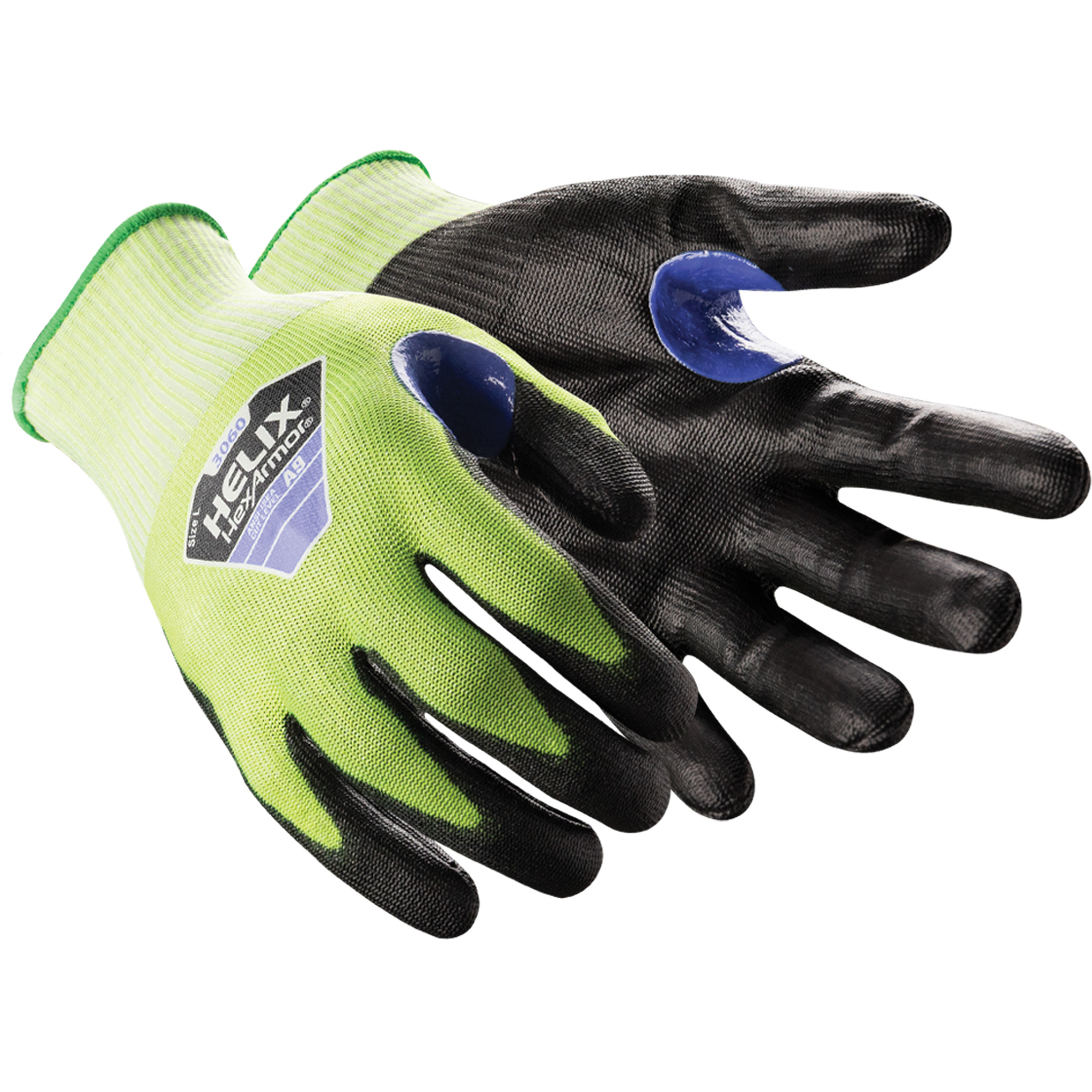 Gants résistants aux coupures HelixMD 3060, Taille 2T-Grand/11, Calibre 18, Revêtement Polyuréthane, Enveloppe en PEHP, ASTM ANSI niveau A9