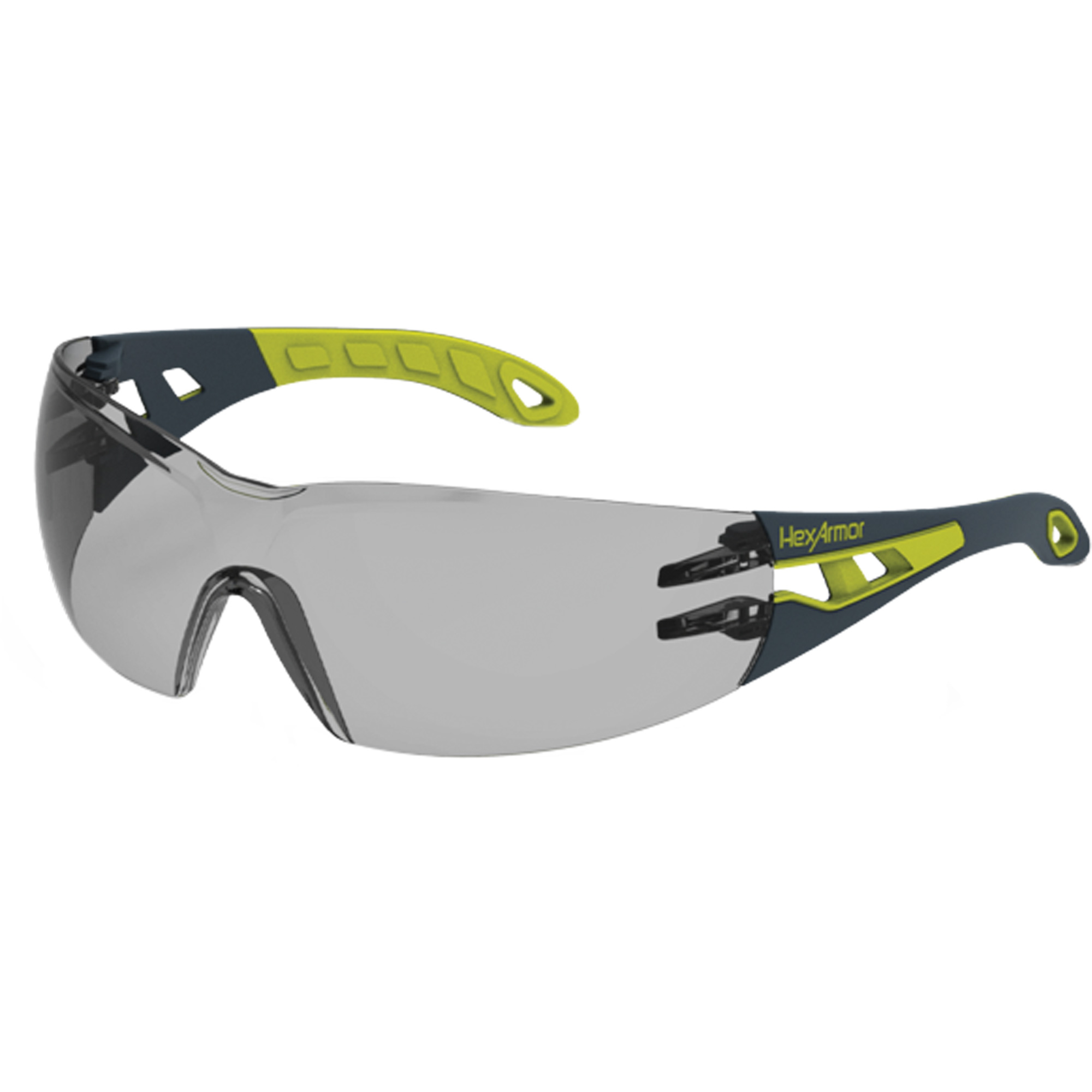Lunettes de sécurité enveloppantes sans monture MX200, Lentille Gris 23%, Antibuée/Anti-égratignures, ANSI Z87+/Répond ou surpasse la norme CSA Z94.3