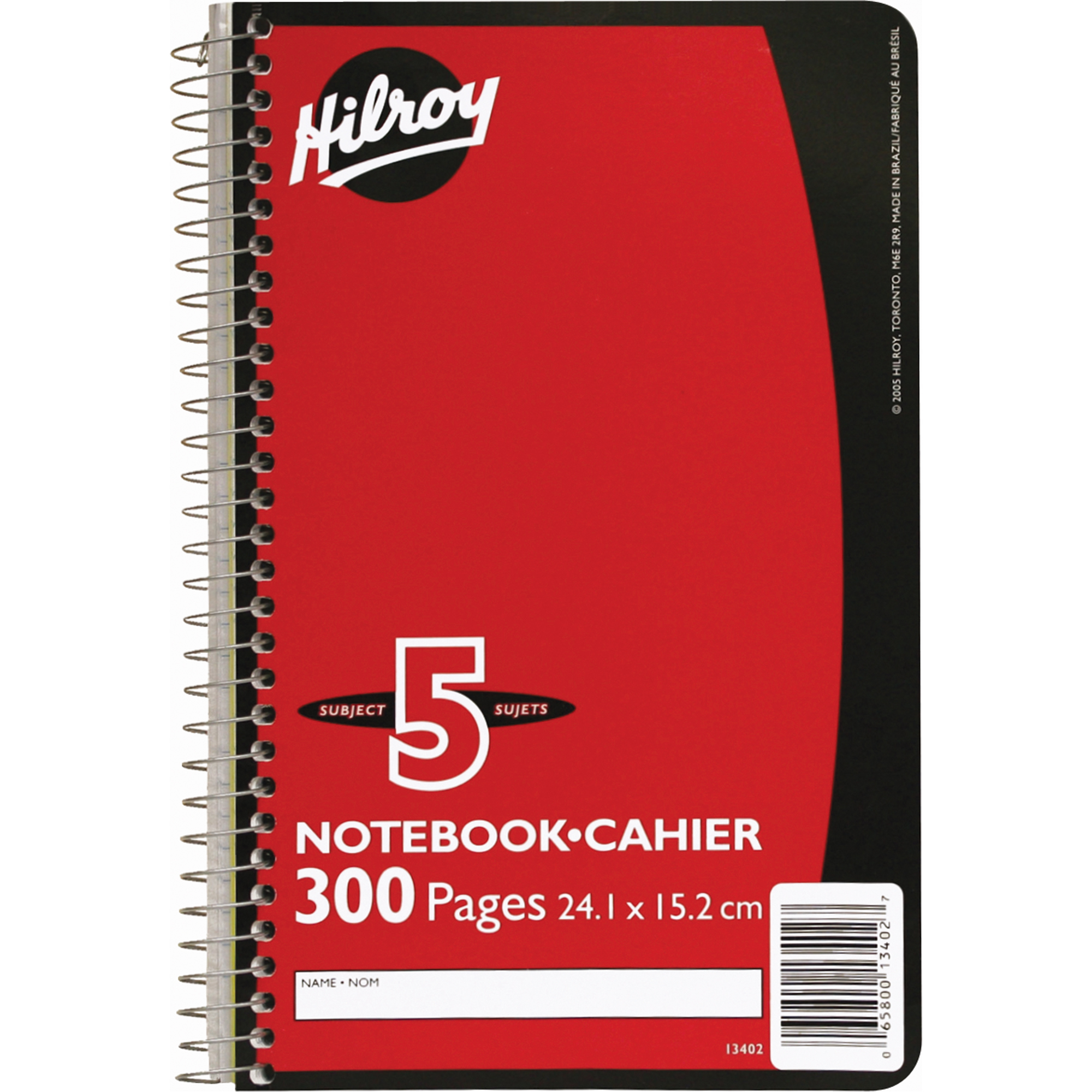 Carnet à spirale 5 sujets