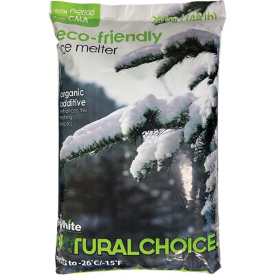 Produits de déglaçage Natural ChoiceMC, Sac, 44 lb(20 kg), Point de fonte -26°C (-14,8°F)