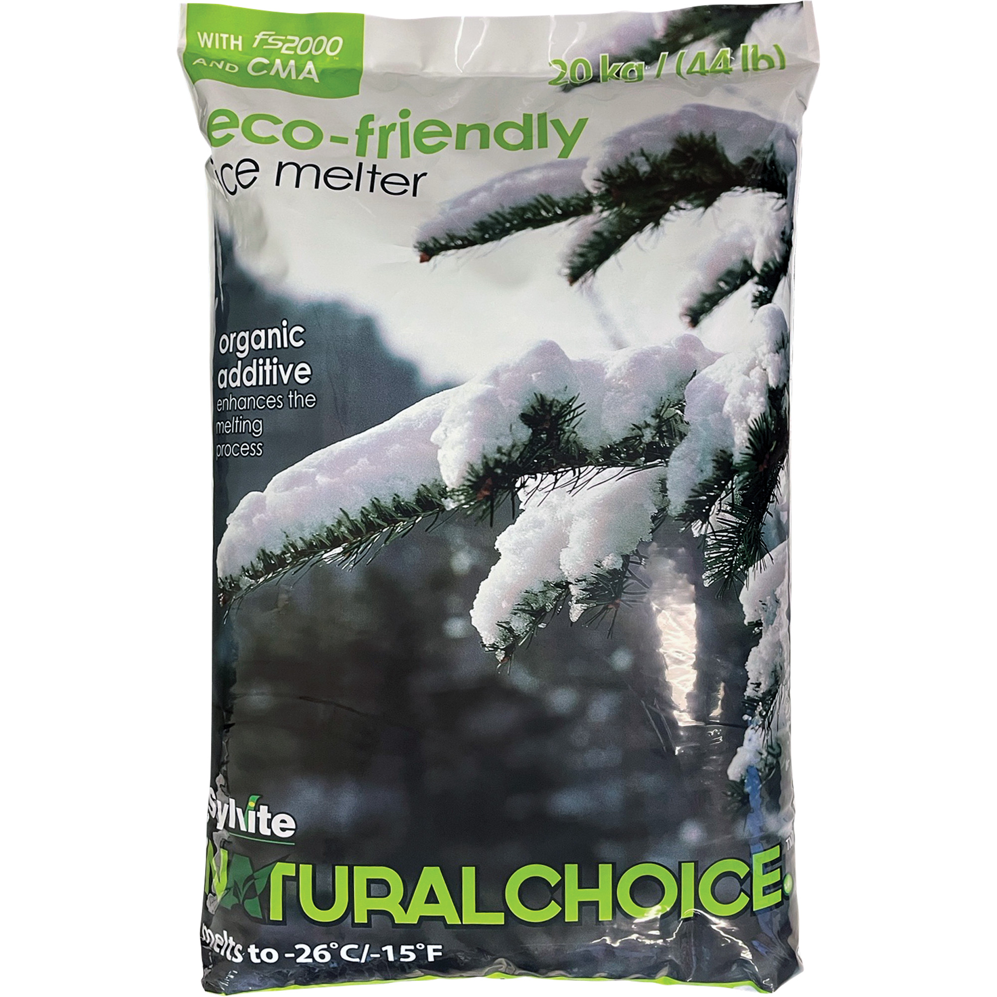 Produits de déglaçage Natural ChoiceMC, Sac, 44 lb(20 kg), Point de fonte -26°C (-14,8°F)