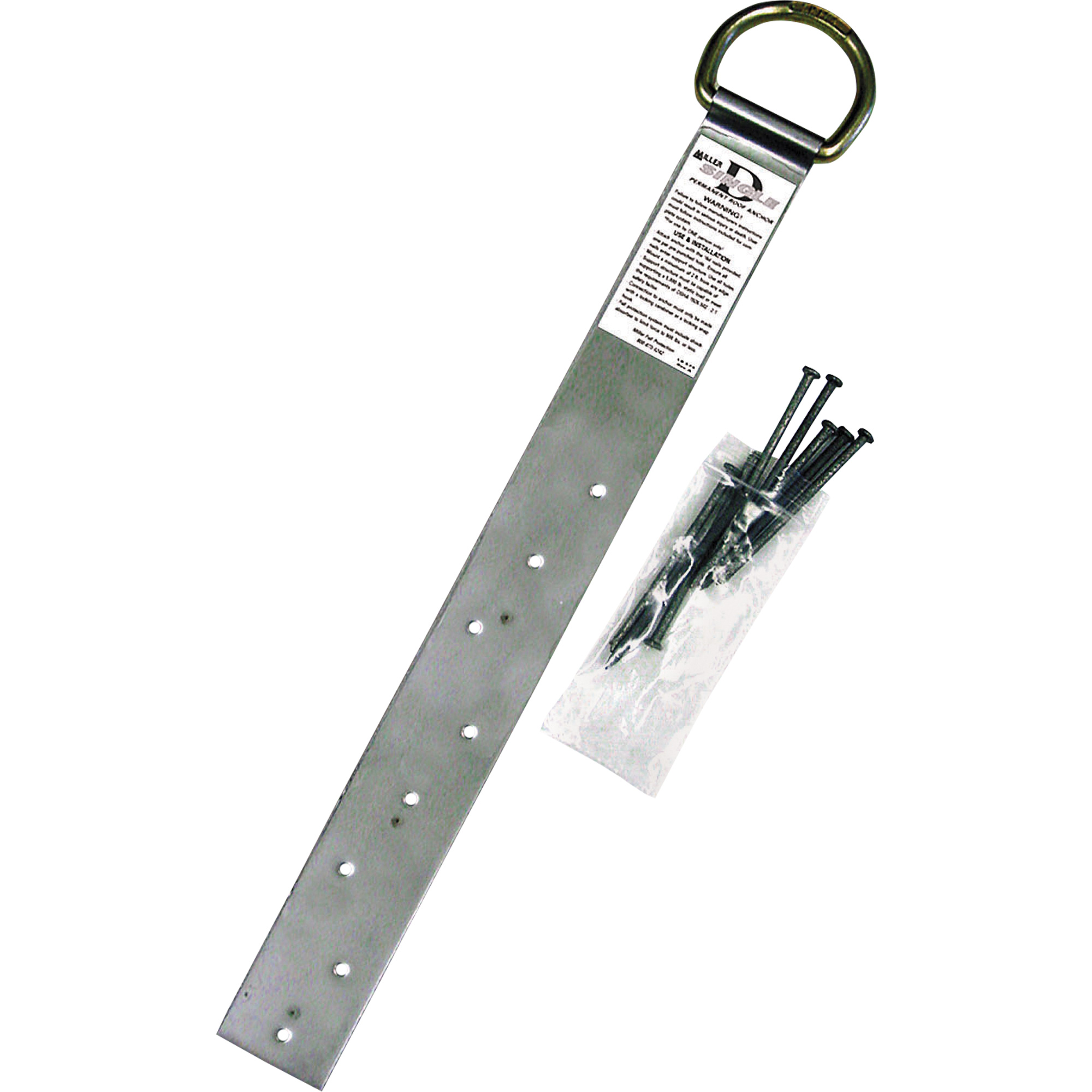 Ancrage simple pour toiture MillerMD, Anneau en D, Usage Permanent