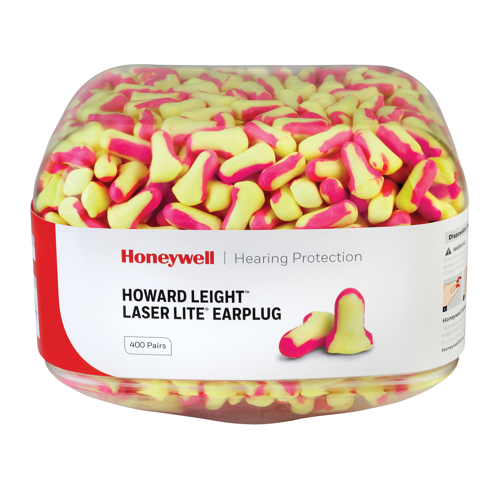 Bouchons d'oreilles jetables Laser LiteMD de Howard LeightMC, Vrac - Contenant