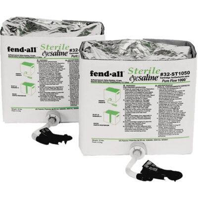 Cartouches de liquide pour poste de douche oculaire Fendall Pure Flow 1000MD, 1120 oz